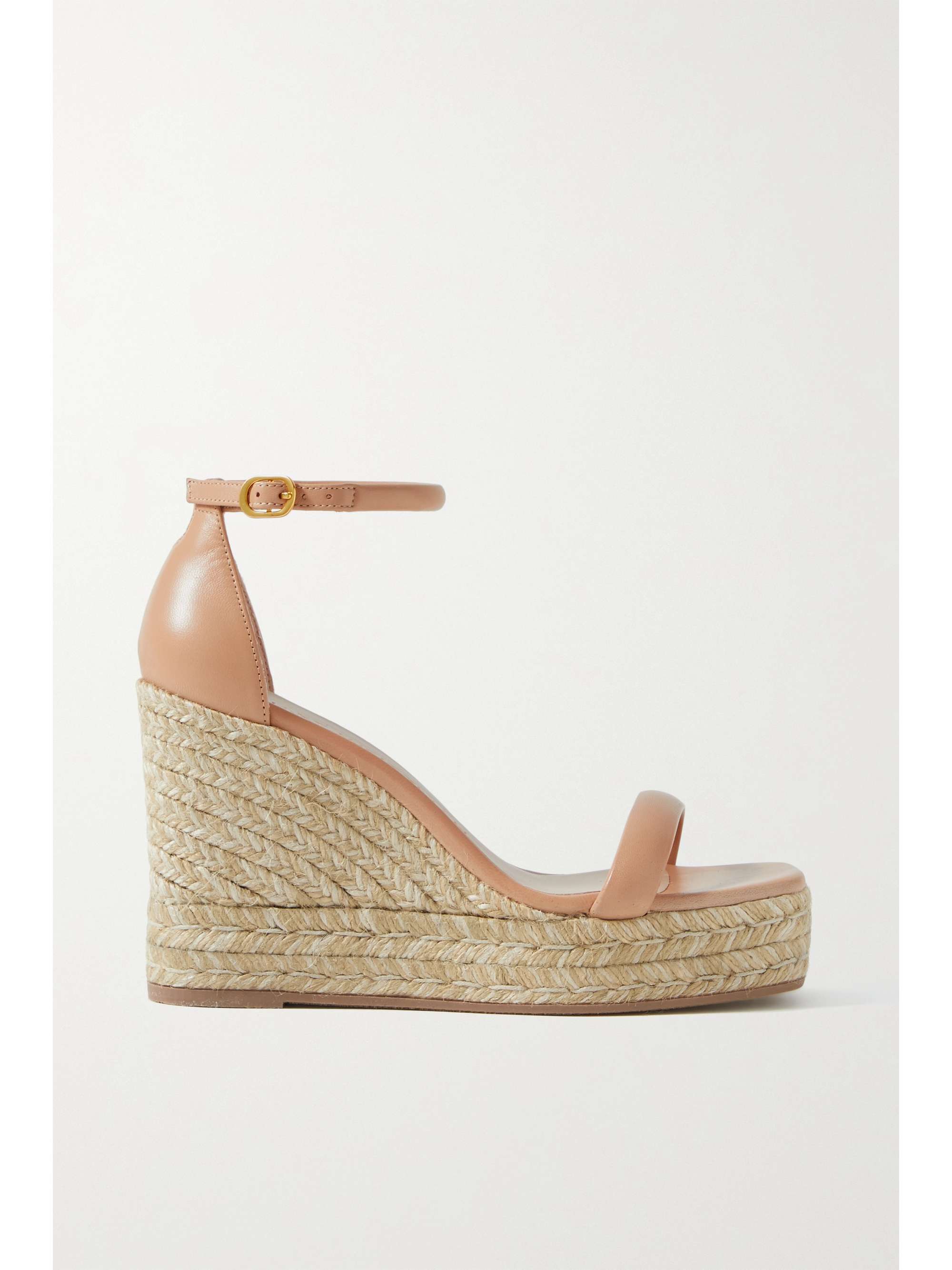 stuart weitzman nude wedges