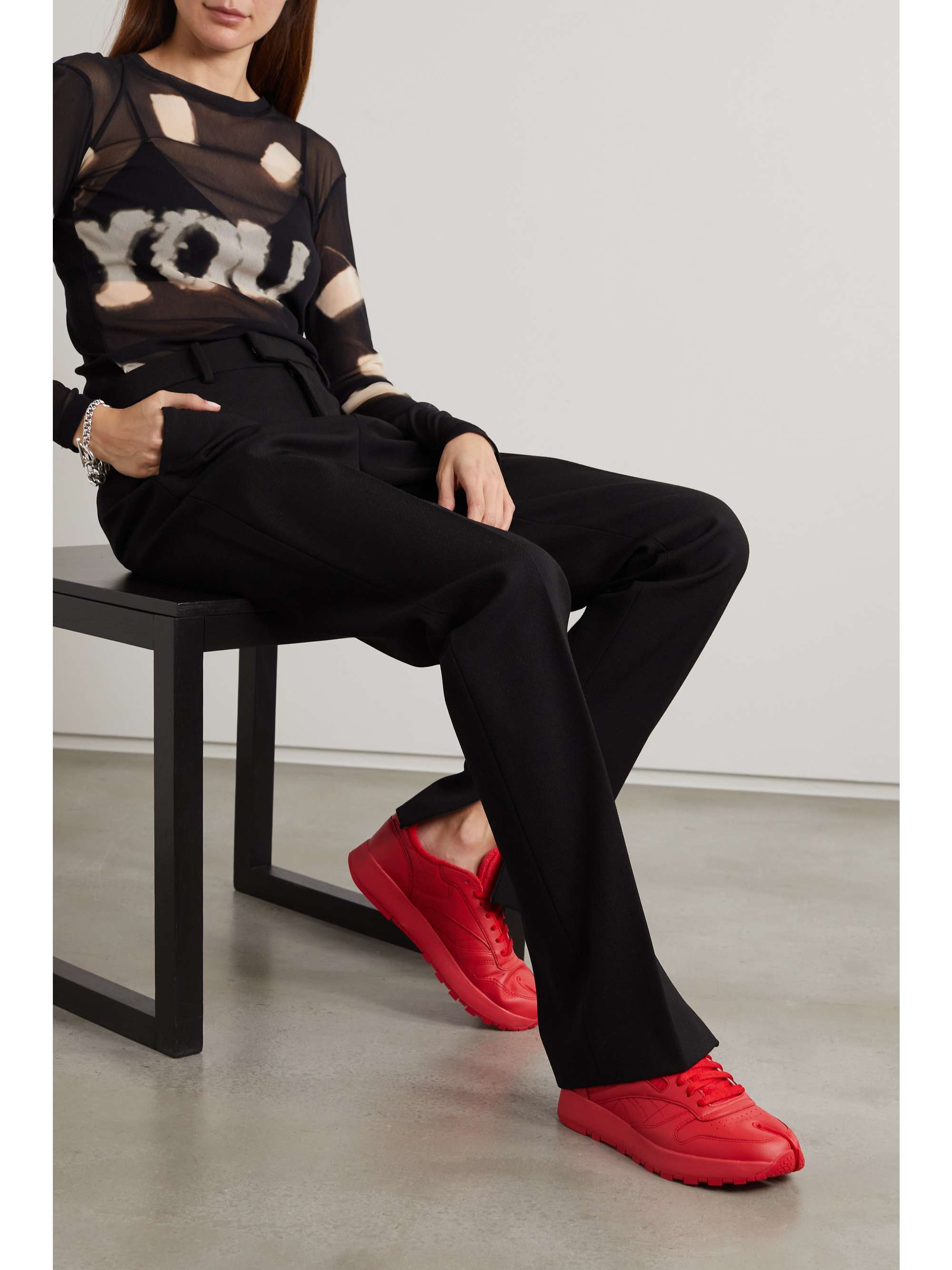maison margiela x reebok project 0 classic leather tabi