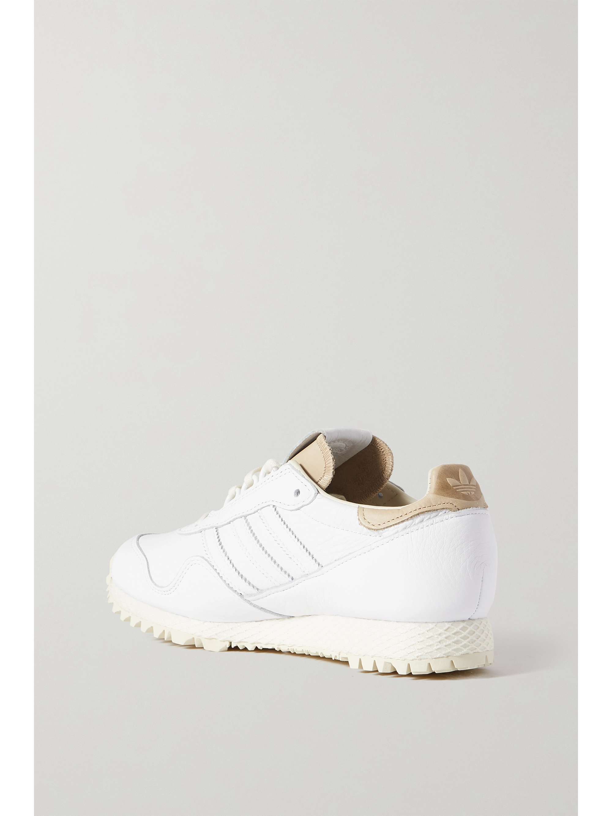 adidas new york white leather