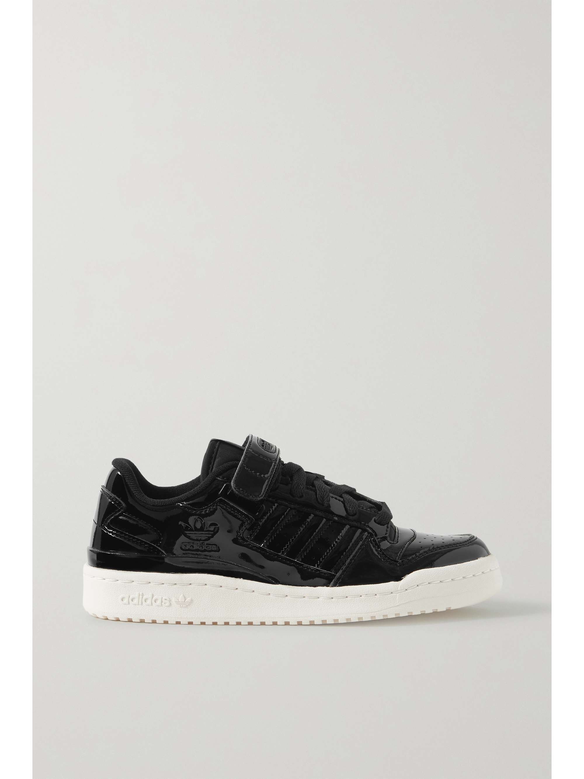 adidas superstar black patent