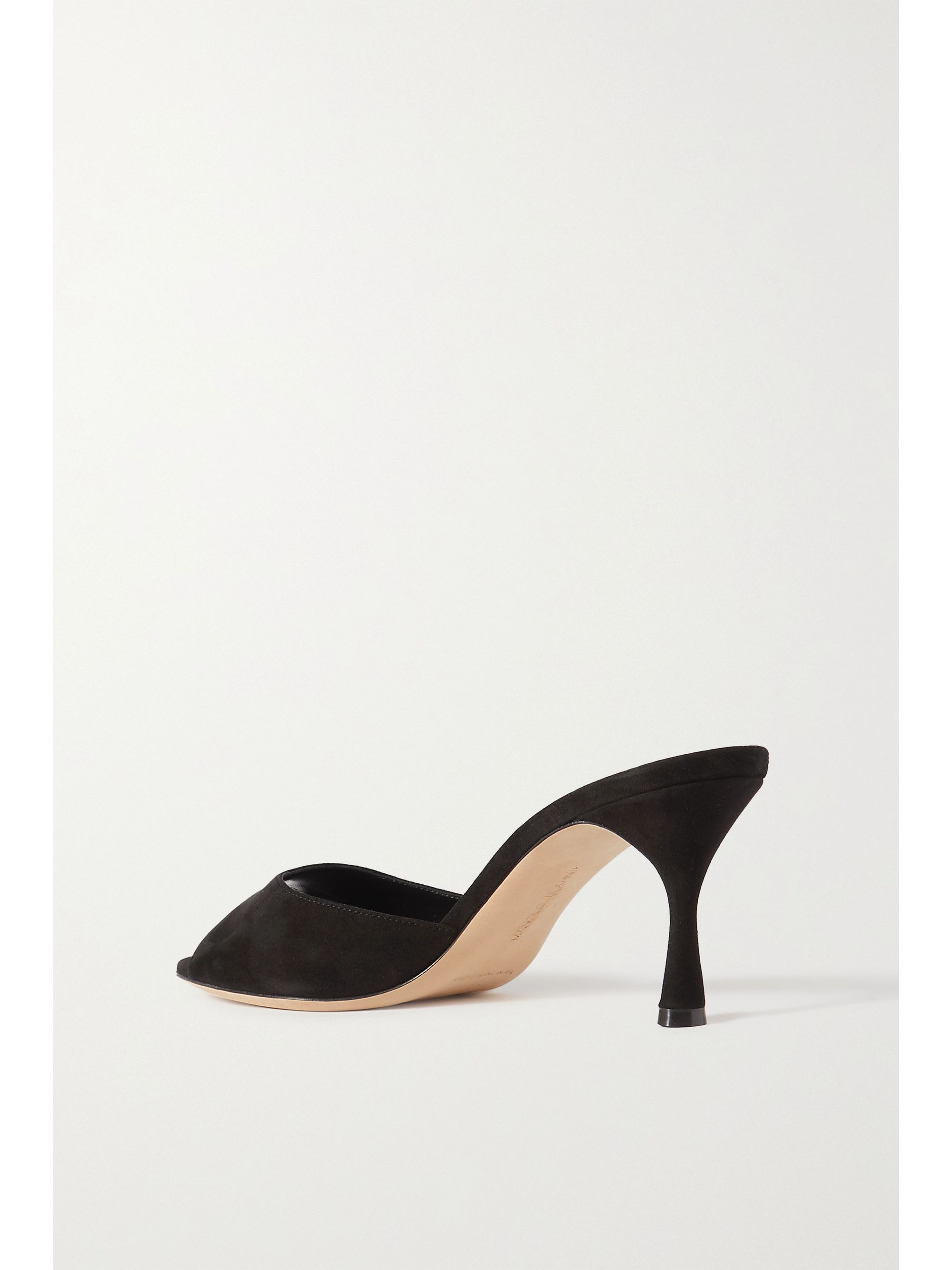 manolo blahnik jada leather mules