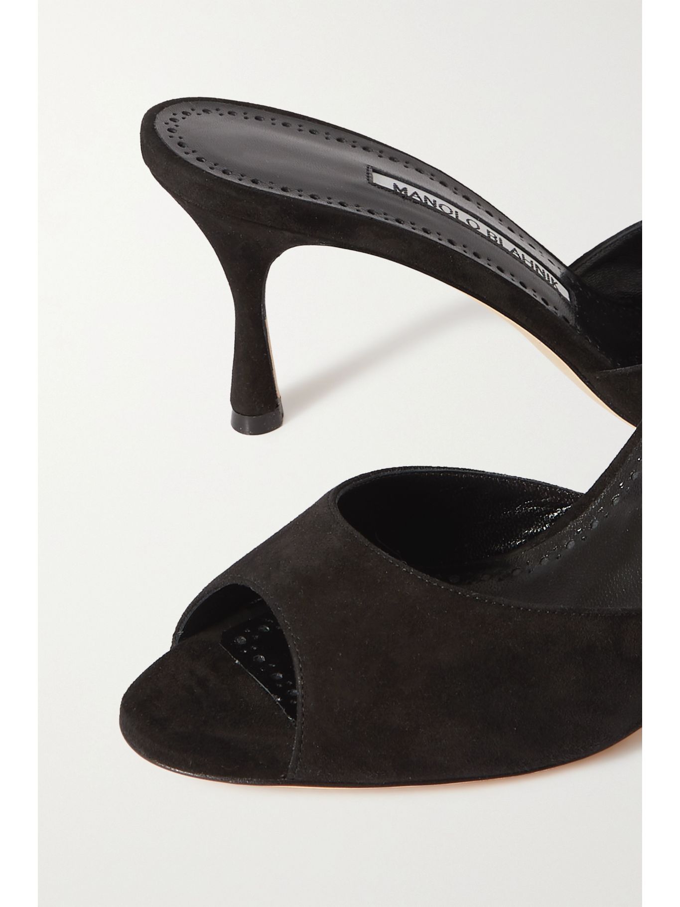 manolo blahnik jada leather mules