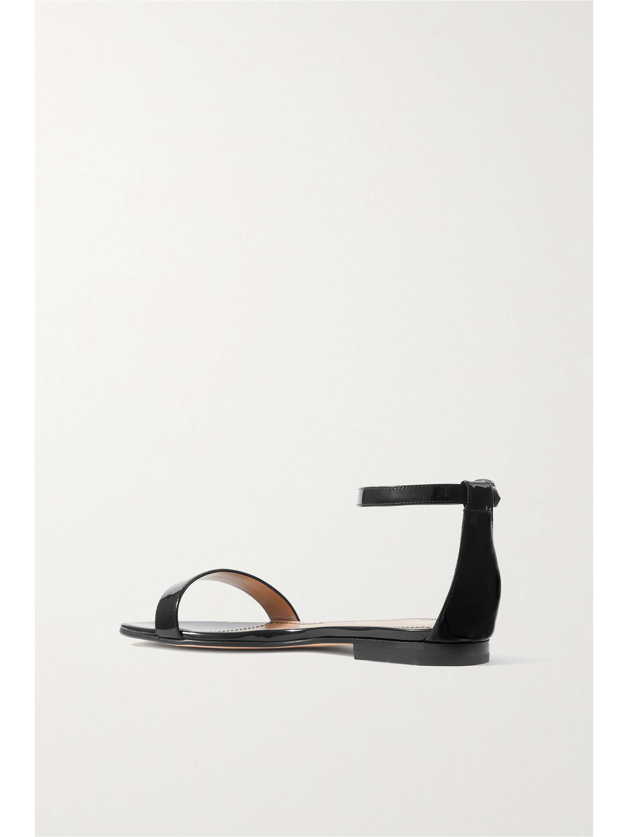 MANOLO BLAHNIK Chafla patent-leather sandals