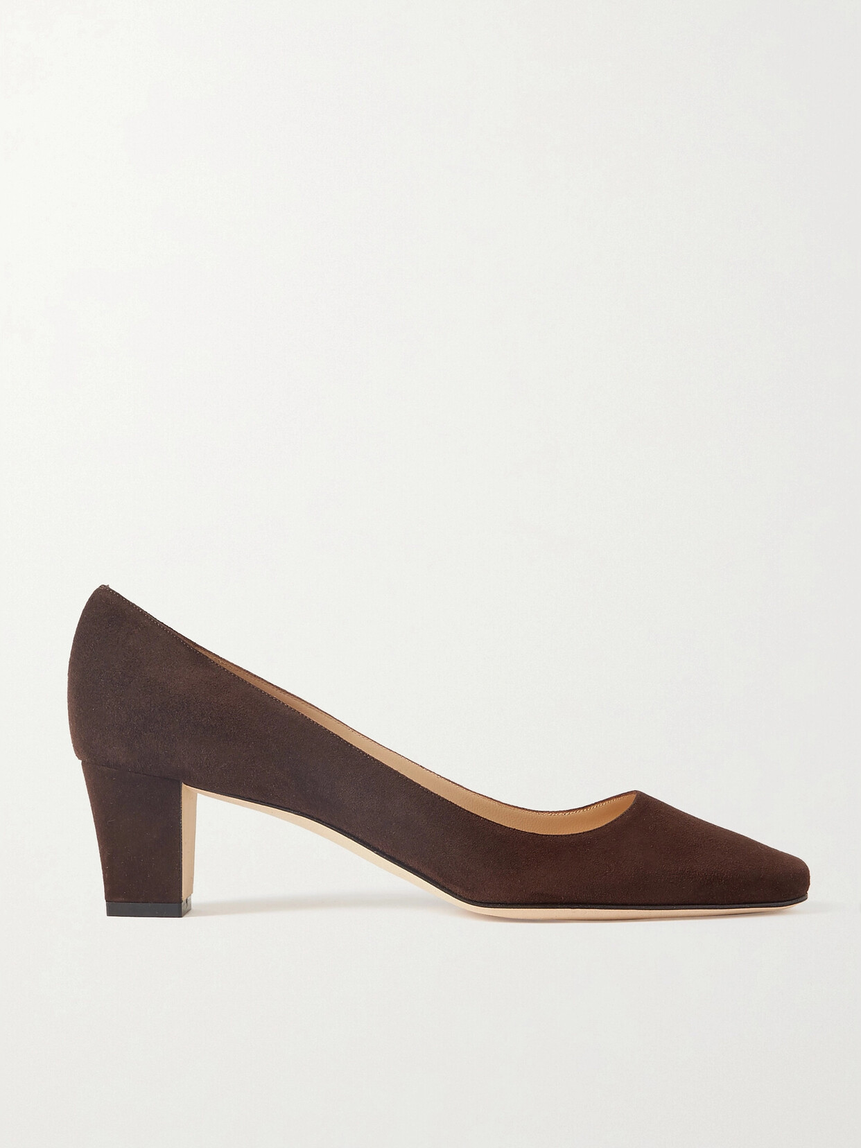 Manolo Blahnik - Okkatopla 50 Leather Pumps - Brown