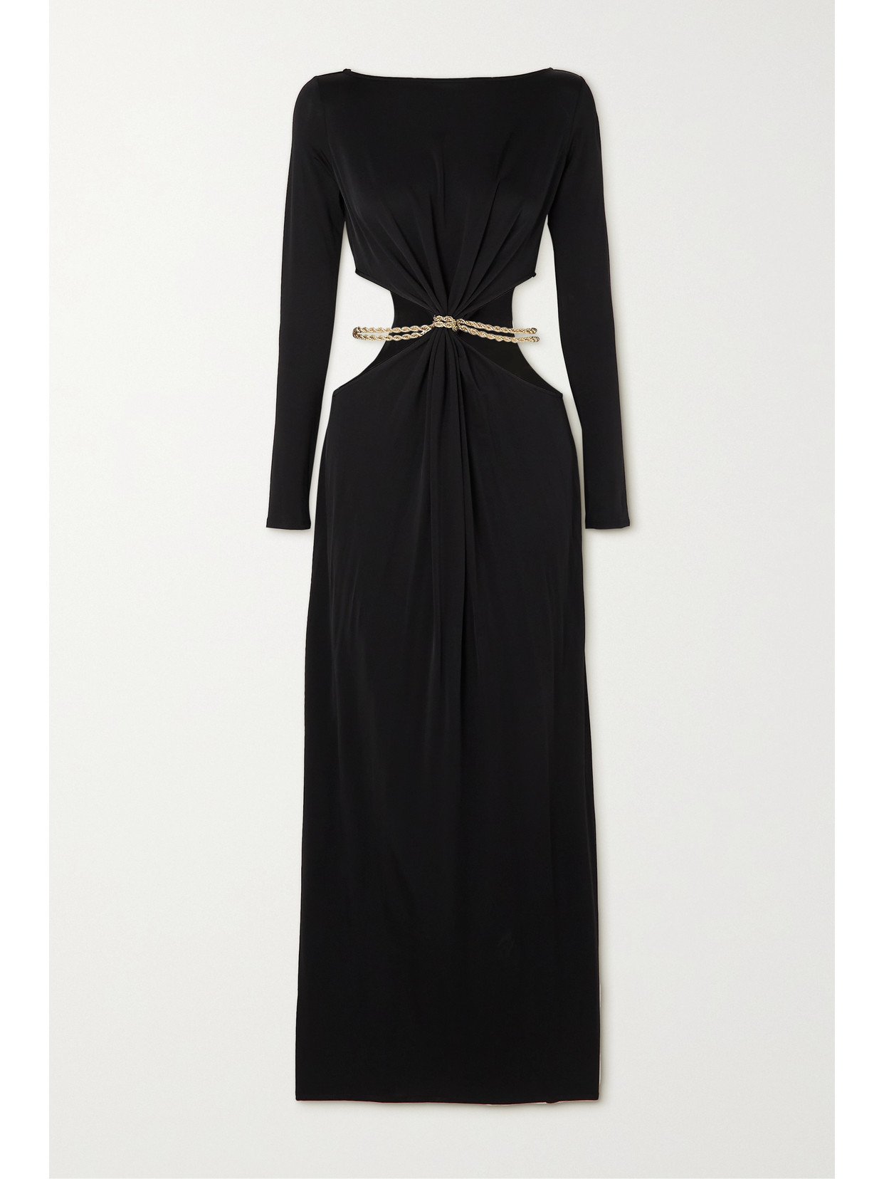 Cult Gaia Grecia Embellished Cutout Stretch-jersey Gown