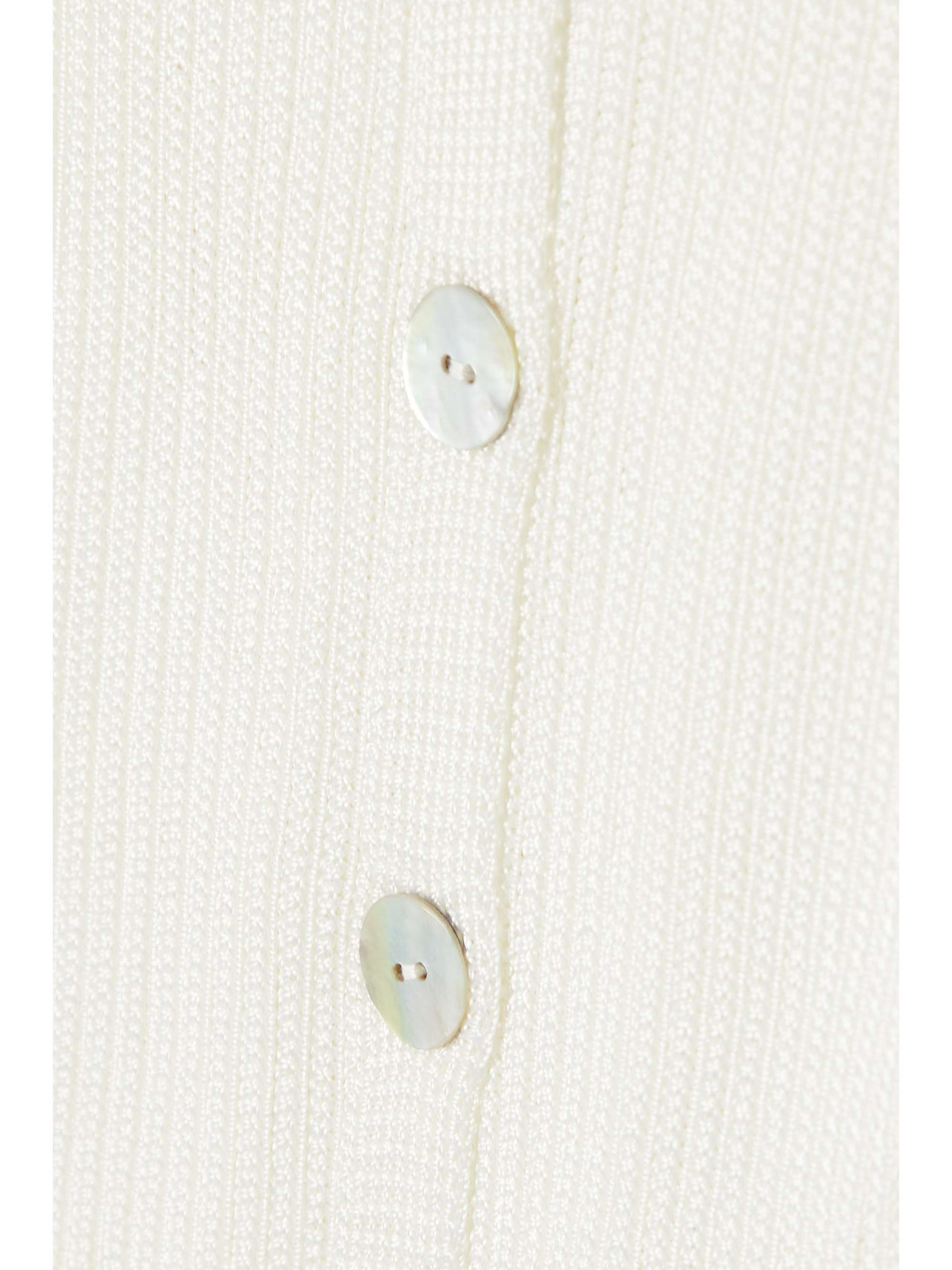 CALLE DEL MAR Ribbed-knit cardigan