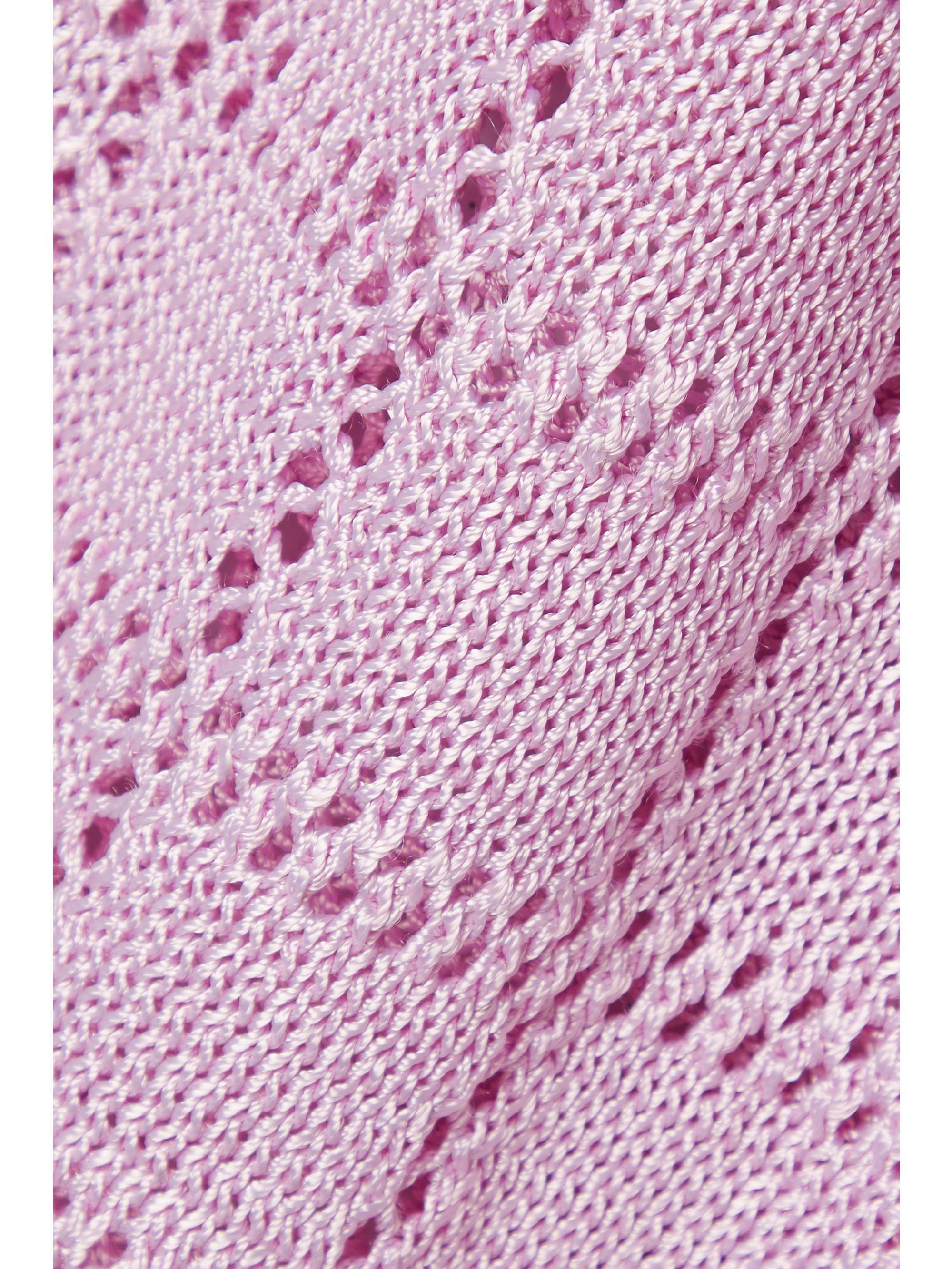 CALLE DEL MAR + NET SUSTAIN crochet-knit shorts