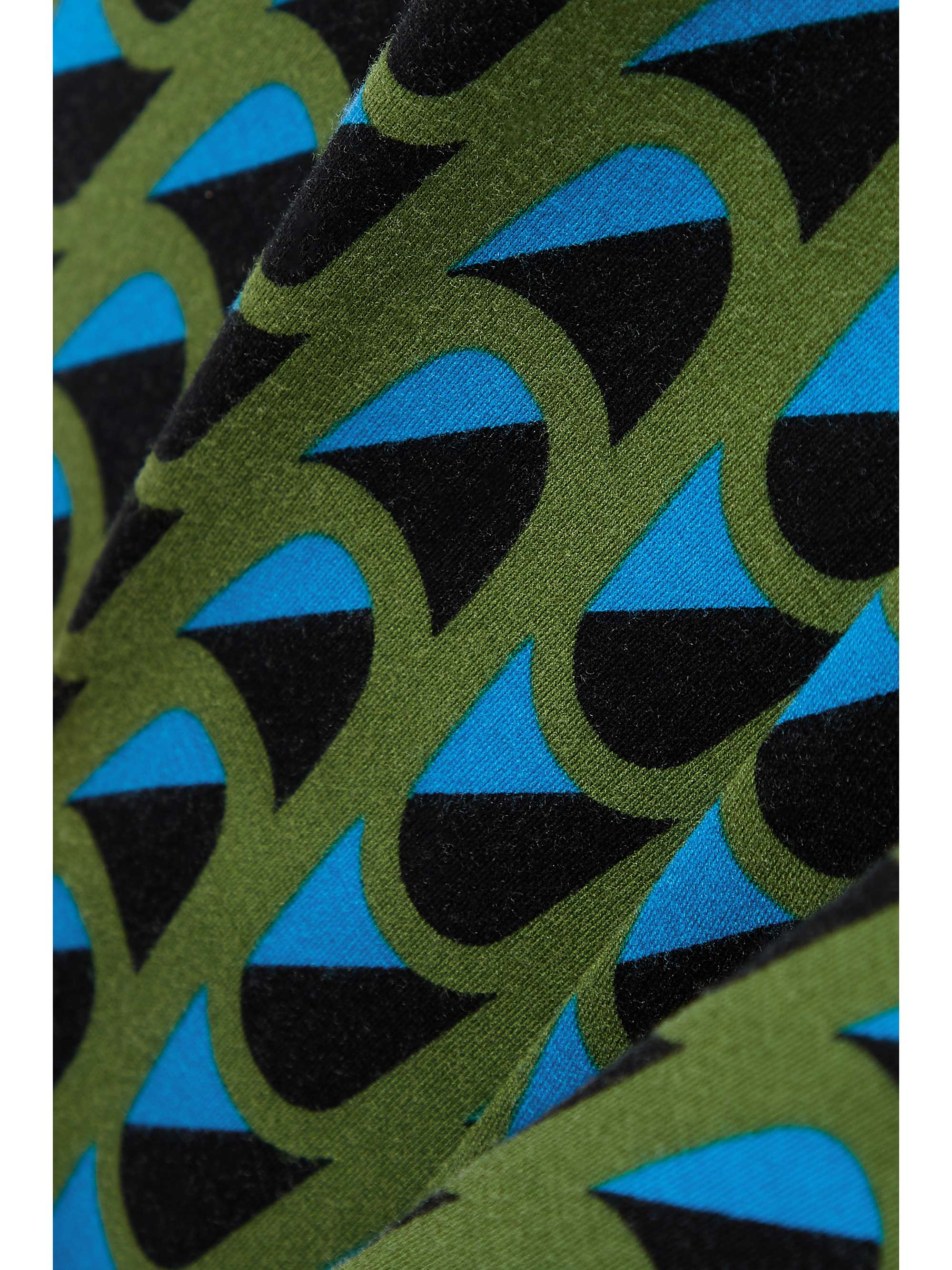 DIANE VON FURSTENBERG Brooklyn printed stretch-jersey flared pants