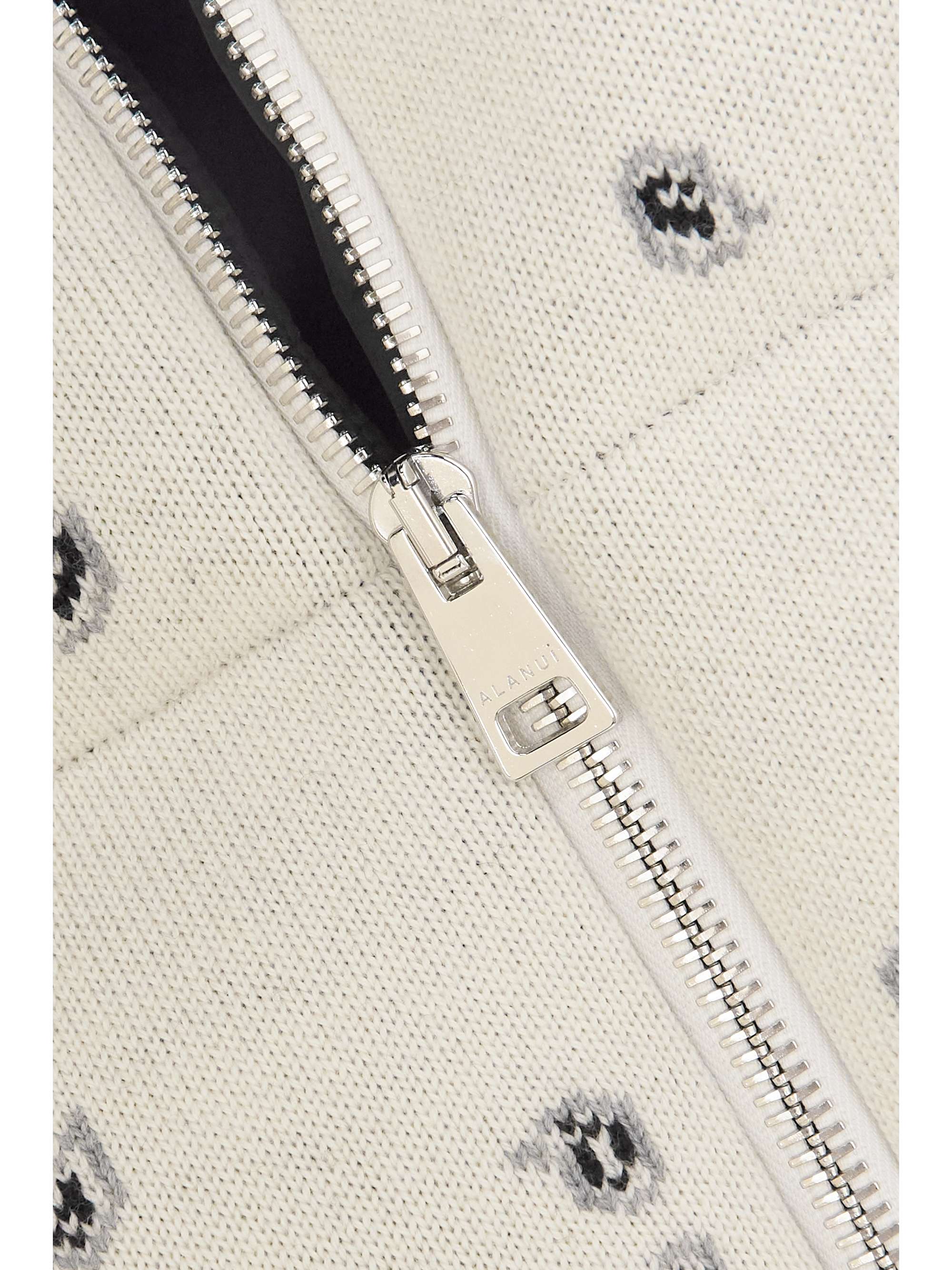 ALANUI Bandana jacquard quilted wool down jacket