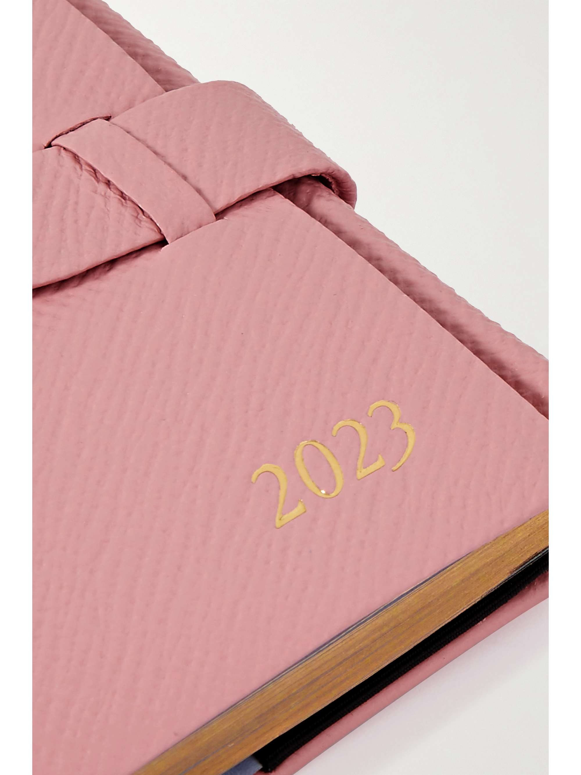 SMYTHSON Wafer 2023 textured-leather diary