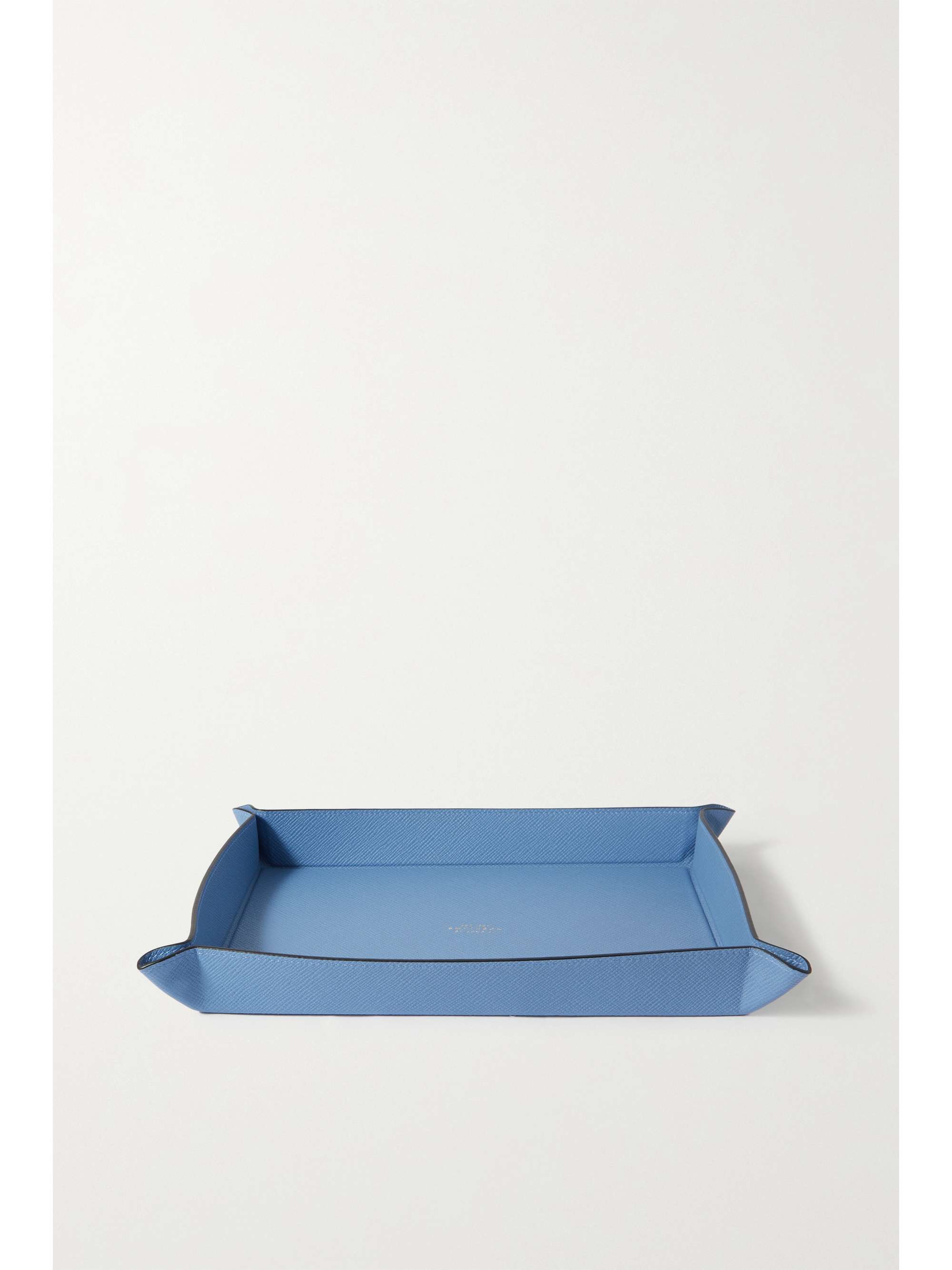 SMYTHSON Plateau en cuir texturé Panama Small