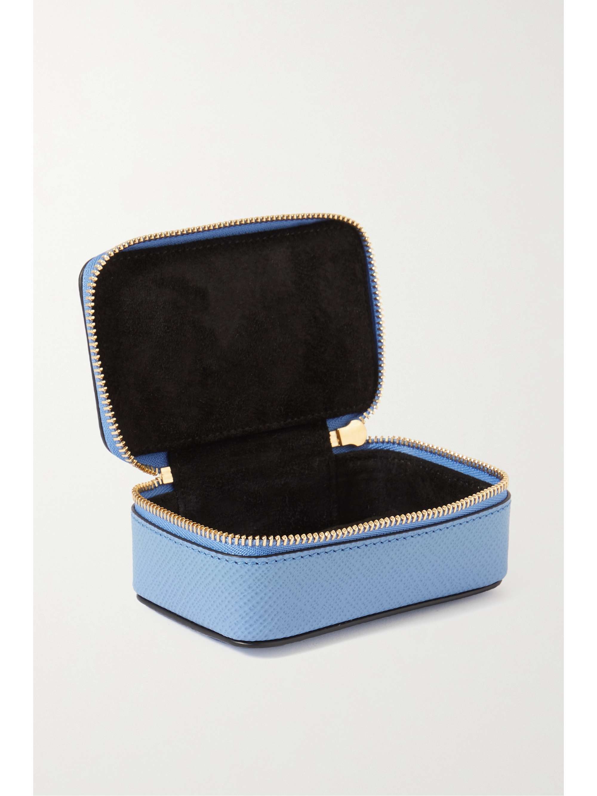 SMYTHSON Trousse à bijoux en cuir texturé Panama