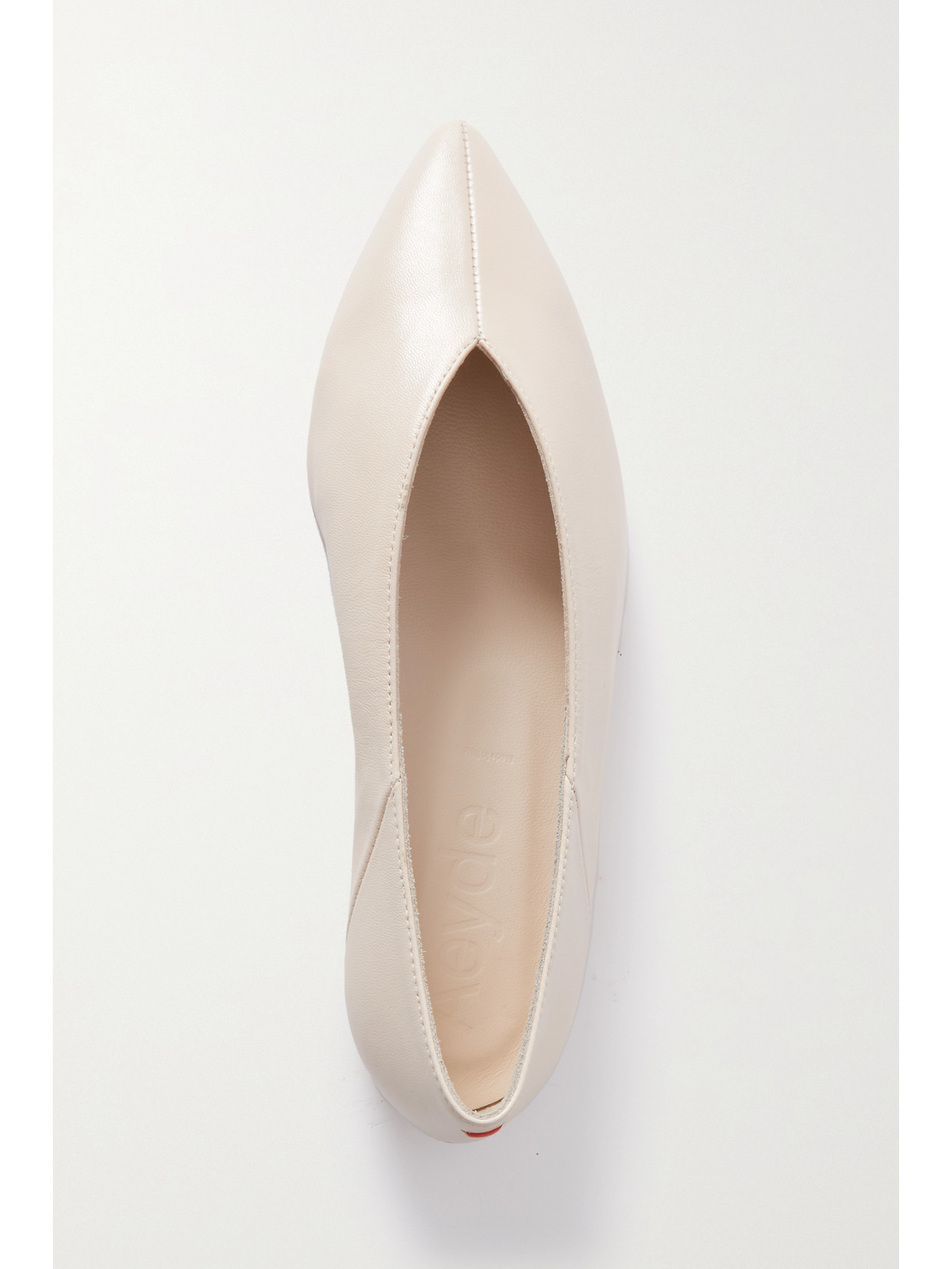 Moa Leather Point-Toe Flats