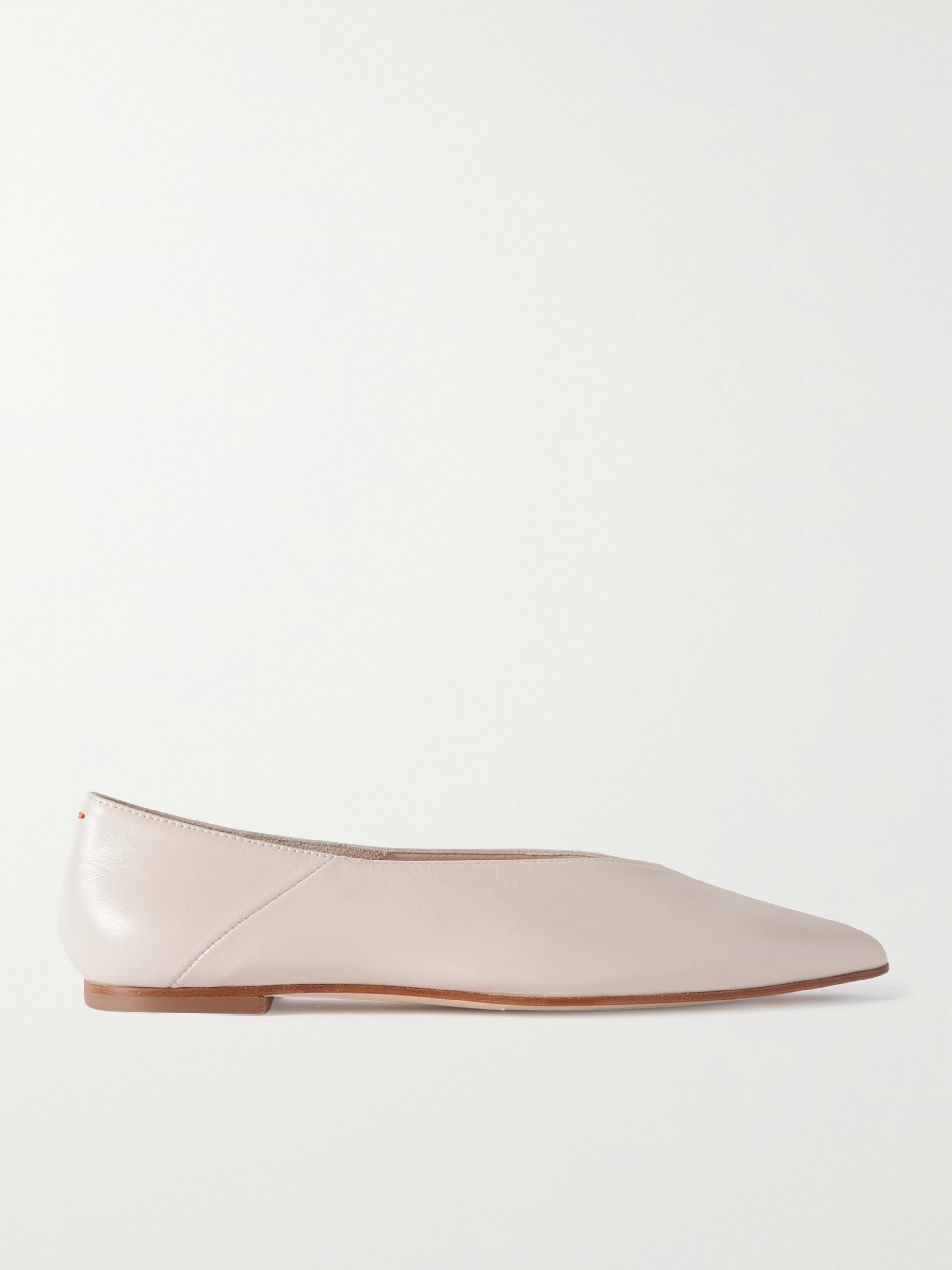 AEYDE Moa leather point-toe flats