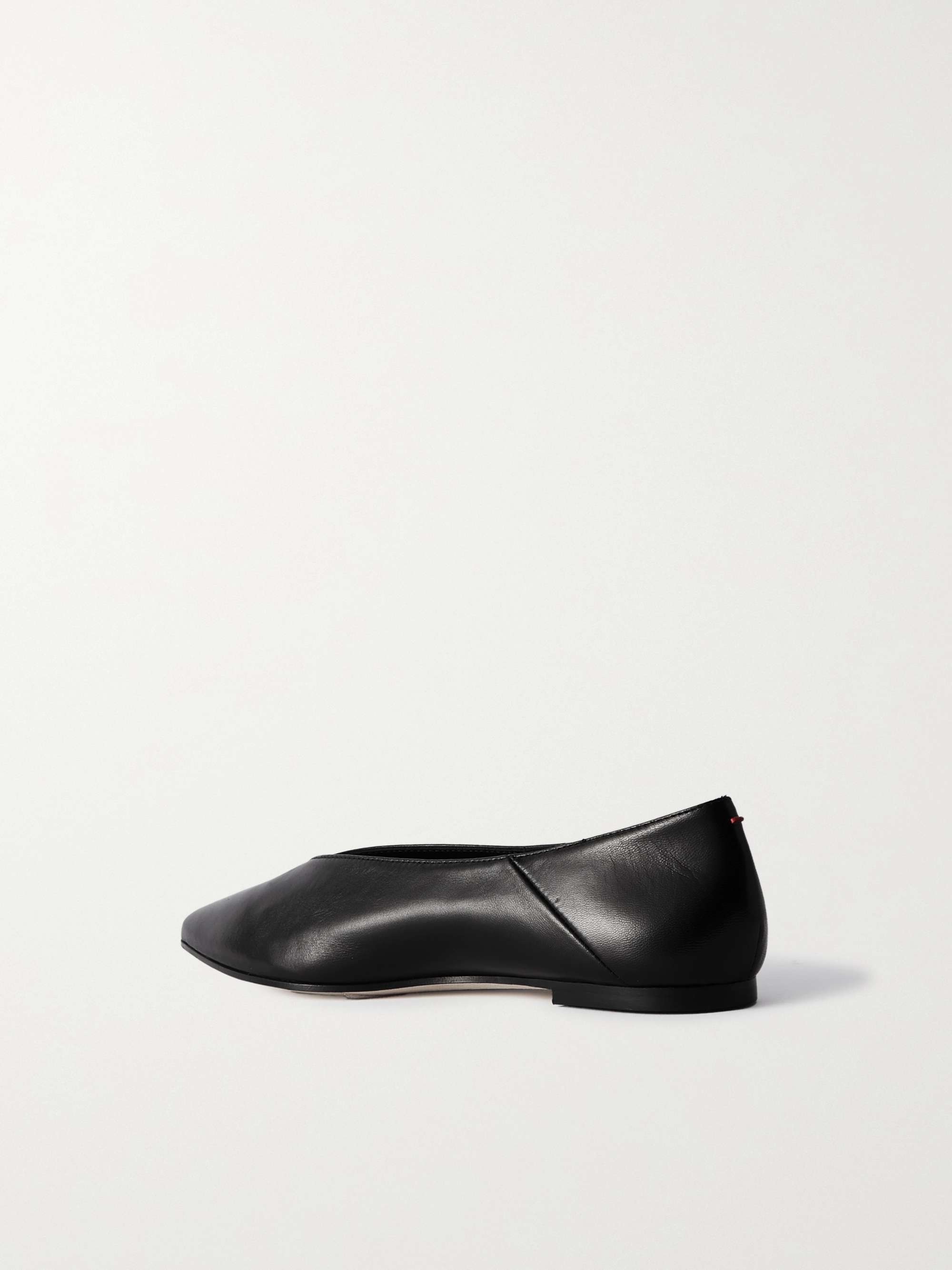 AEYDE Moa leather point-toe flats