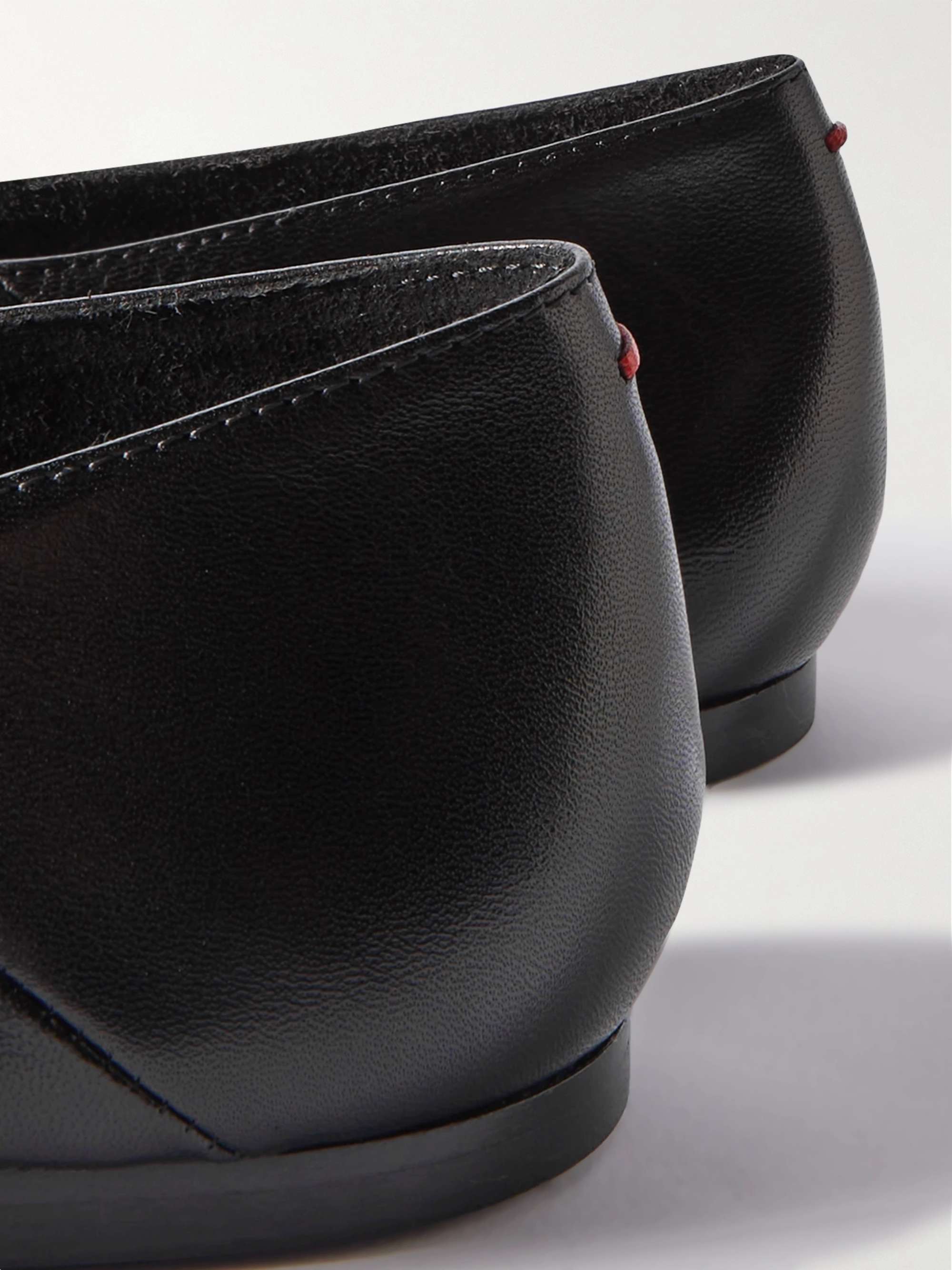 AEYDE Moa leather point-toe flats