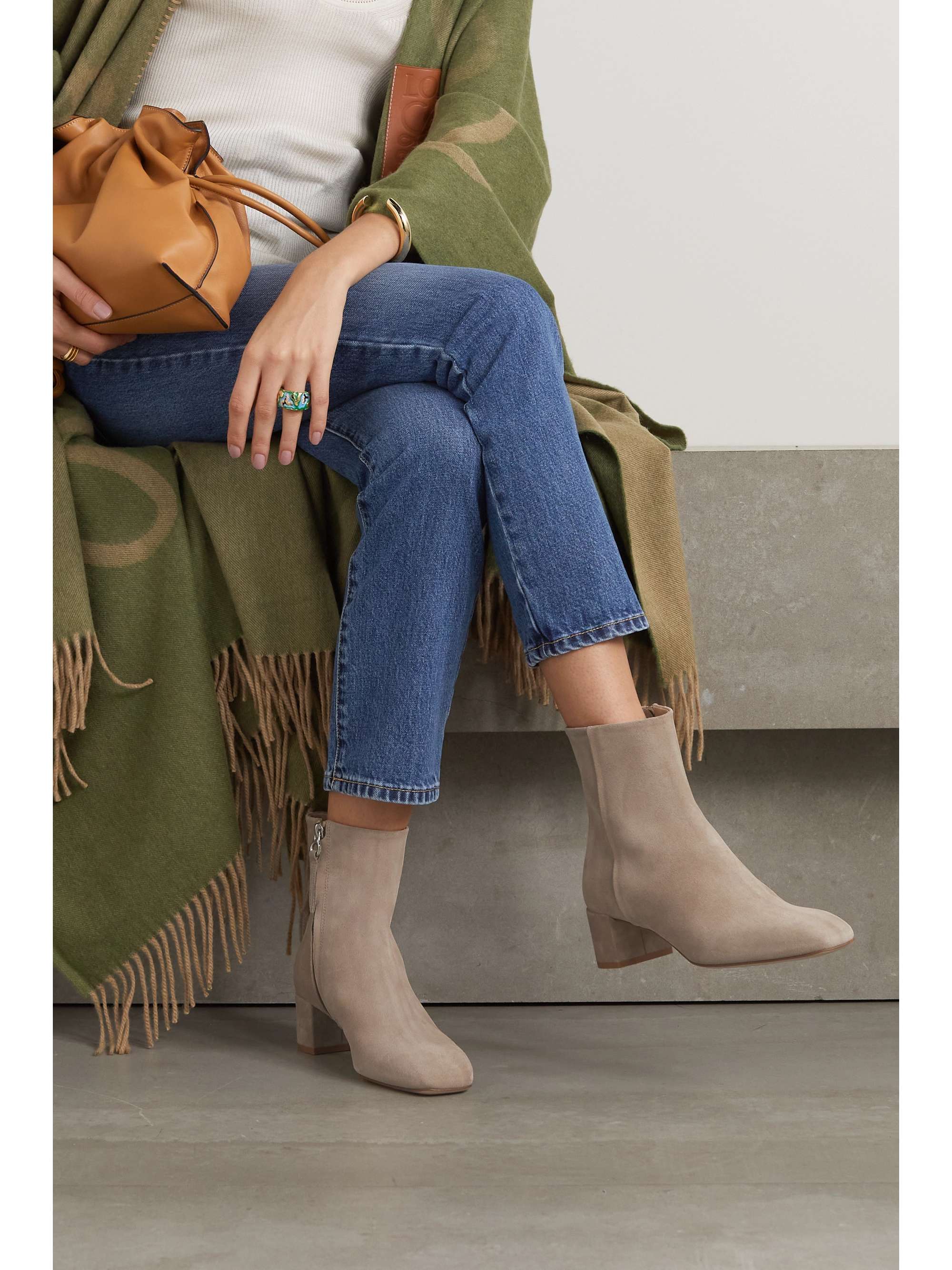 AEYDE Linn suede ankle boots