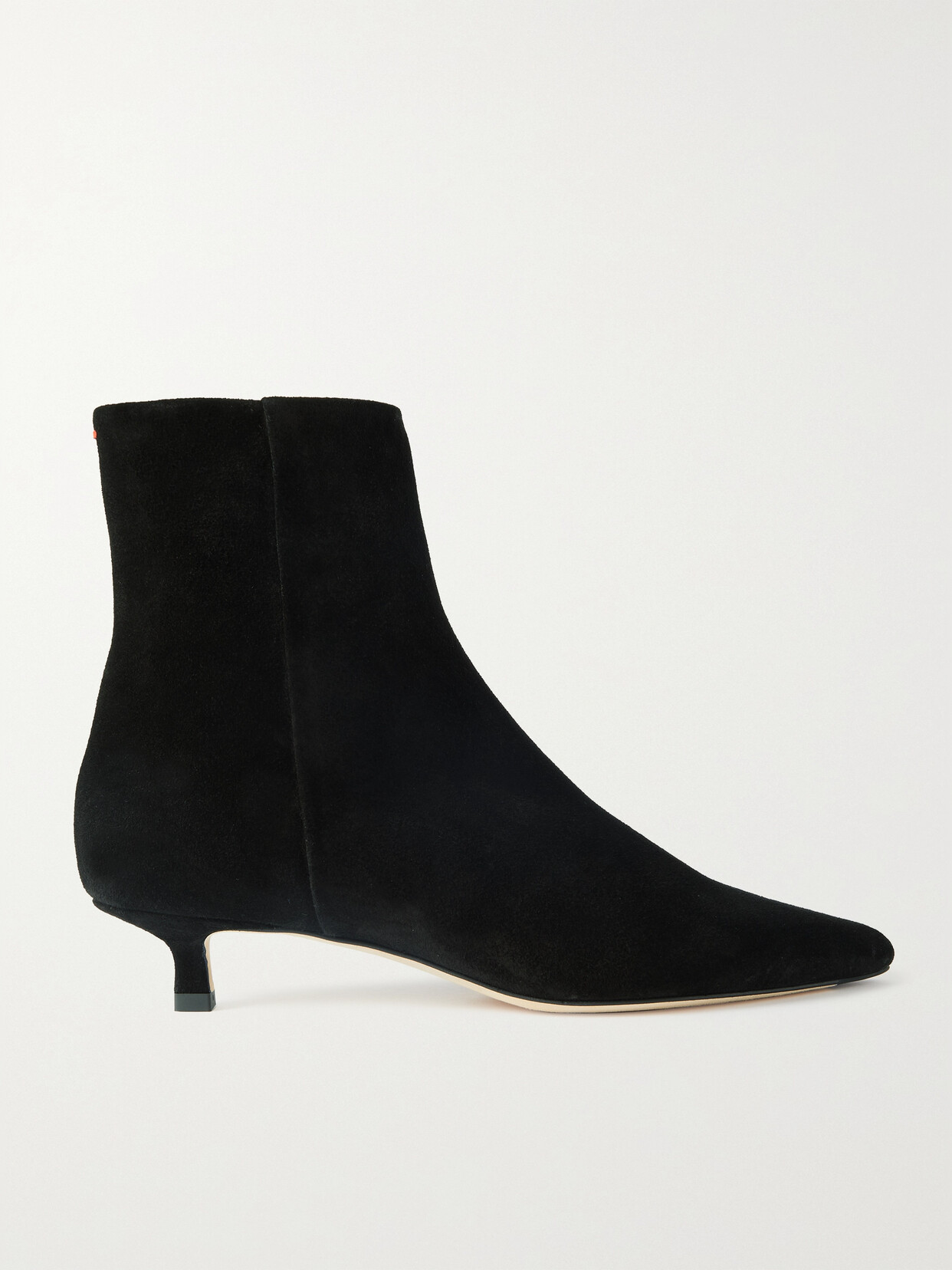 Aeyde Sofie Suede Ankle Boots In Black