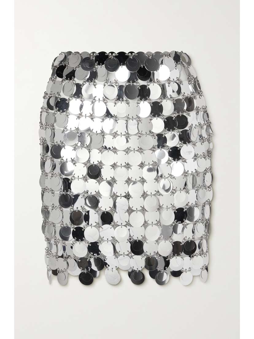 Rabanne Sequined Mini Skirt