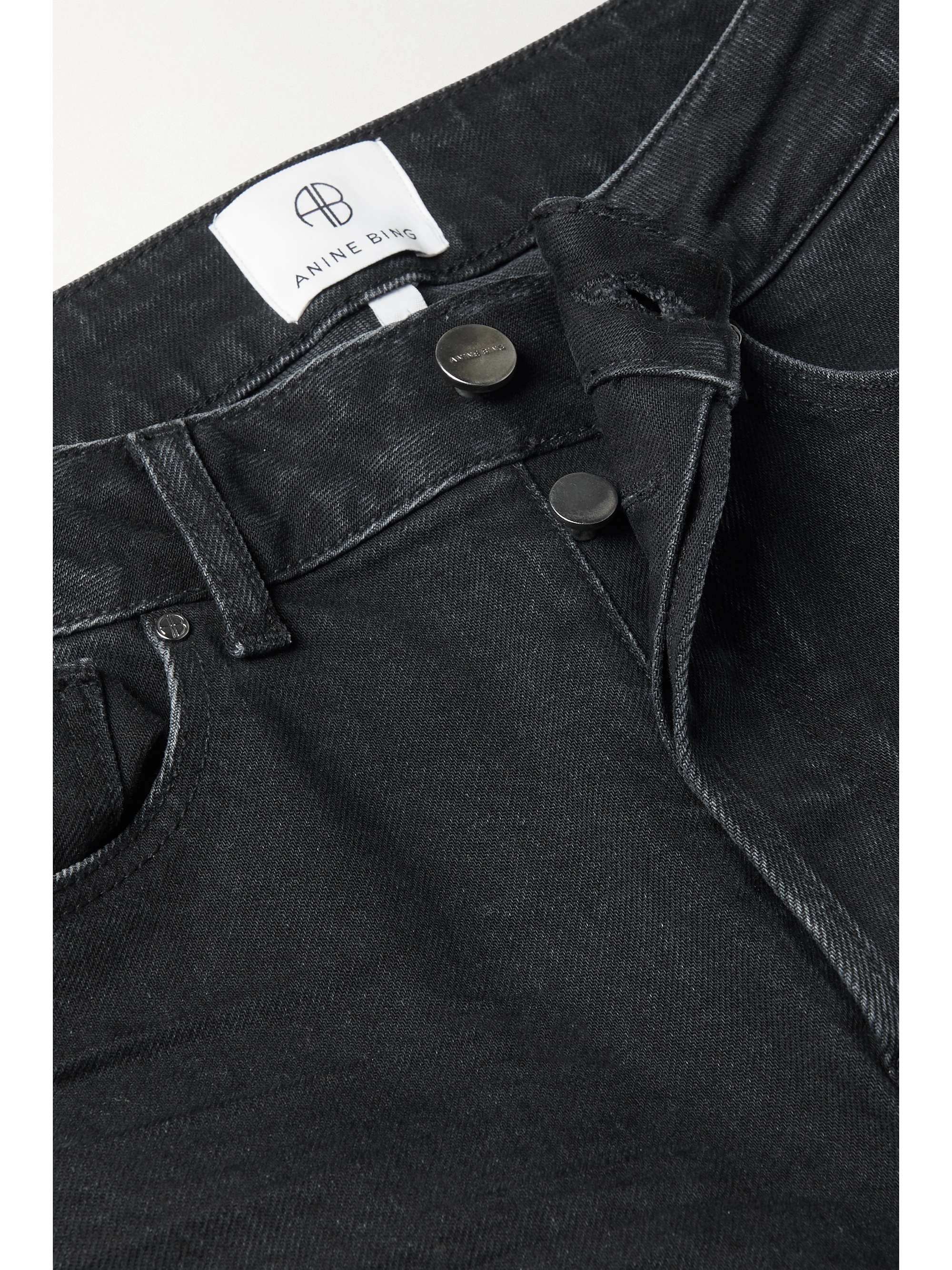 ANINE BING Roxanne high-rise straight-leg jeans