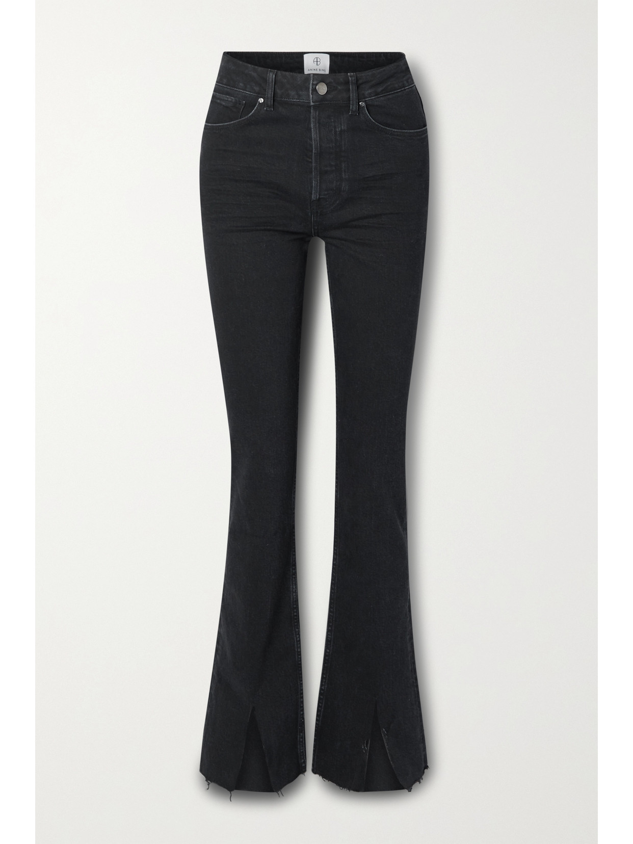 ANINE BING ROXANNE HIGH-RISE STRAIGHT-LEG JEANS
