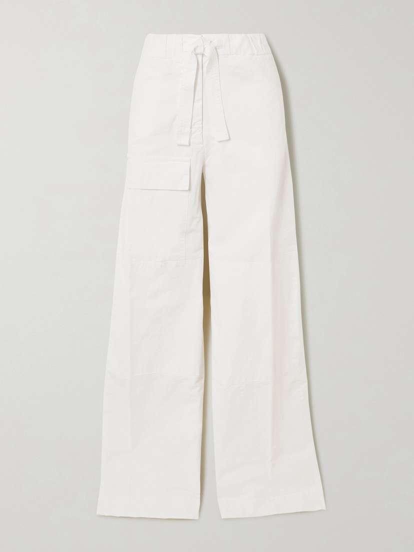 Dries Van Noten Cotton-canvas Wide-leg Cargo Pants