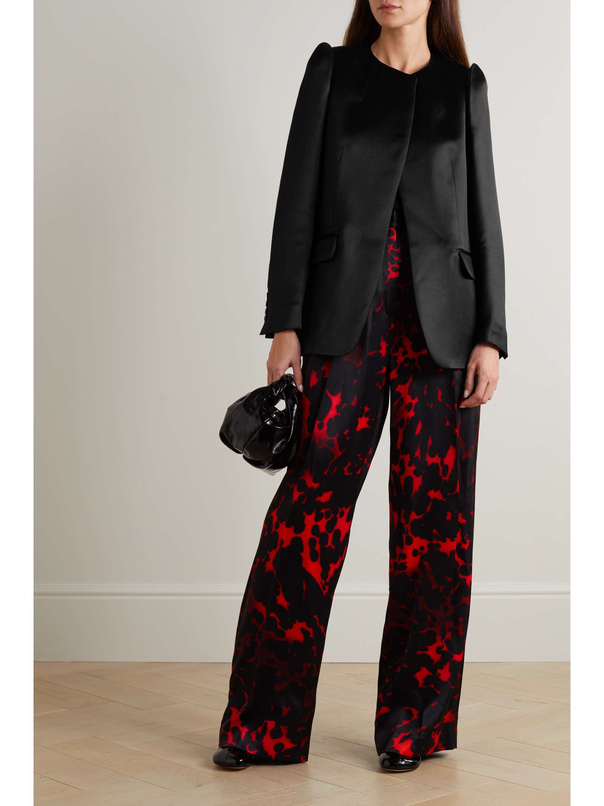 DRIES VAN NOTEN Satin jacket NETAPORTER
