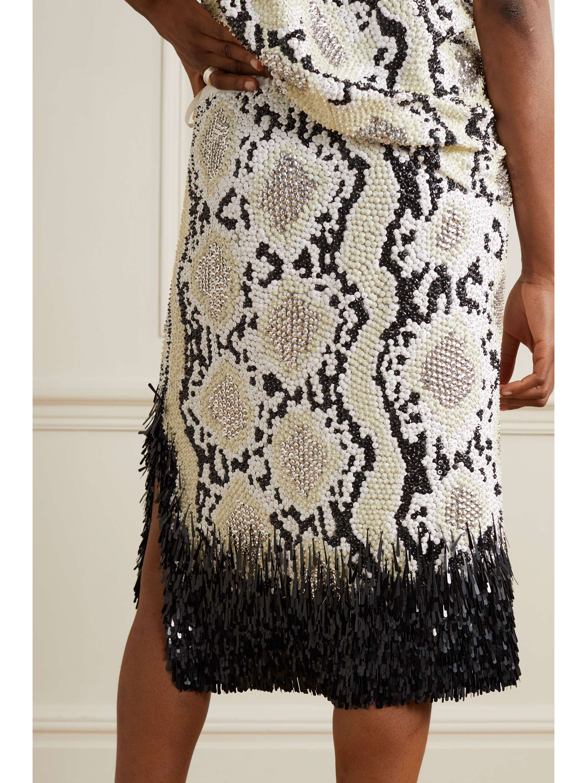 dries van noten tulle skirt