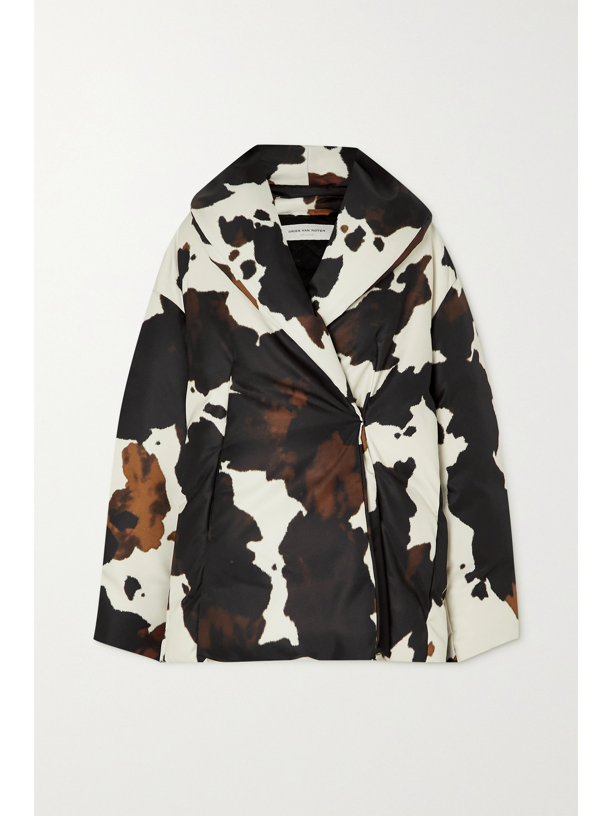 Dries Van Noten Padded Printed Twill Jacket