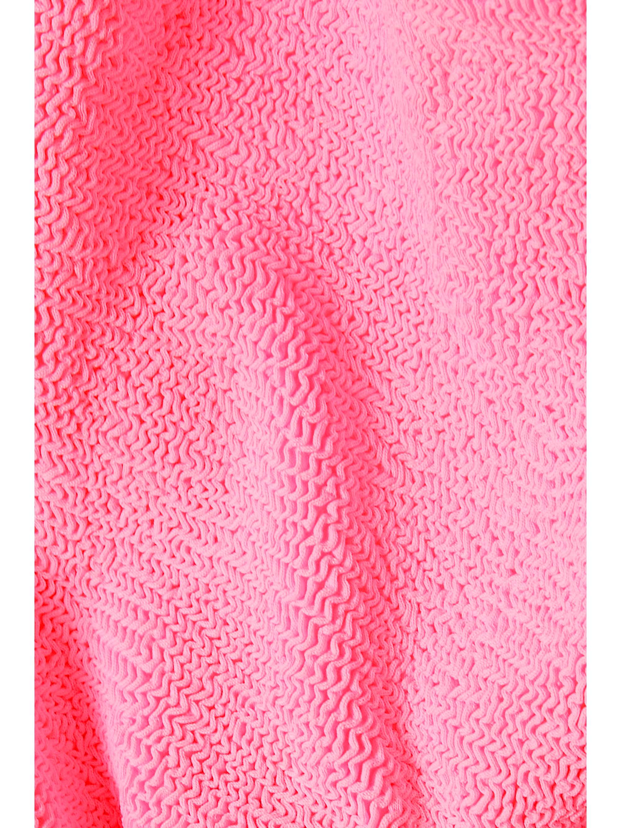 HUNZA G + NET SUSTAIN seersucker swimsuit