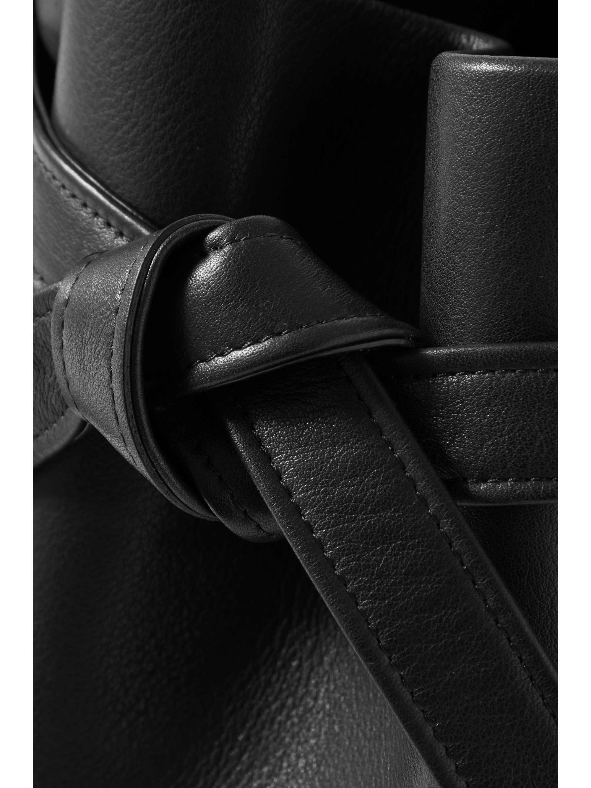 THE ROW Mini Leo leather bucket bag