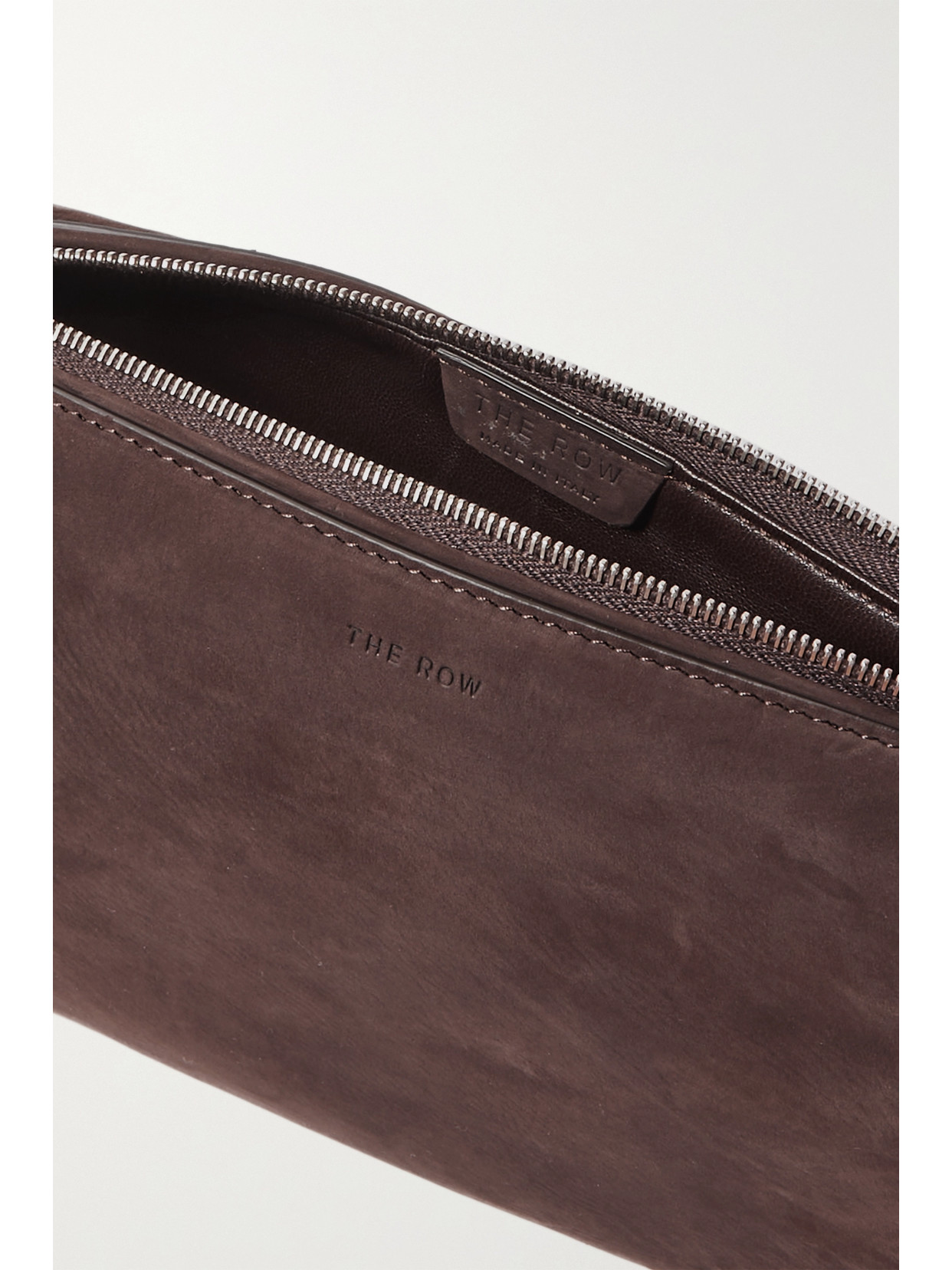 Morgan Small Nubuck Shoulder Bag In Umber
