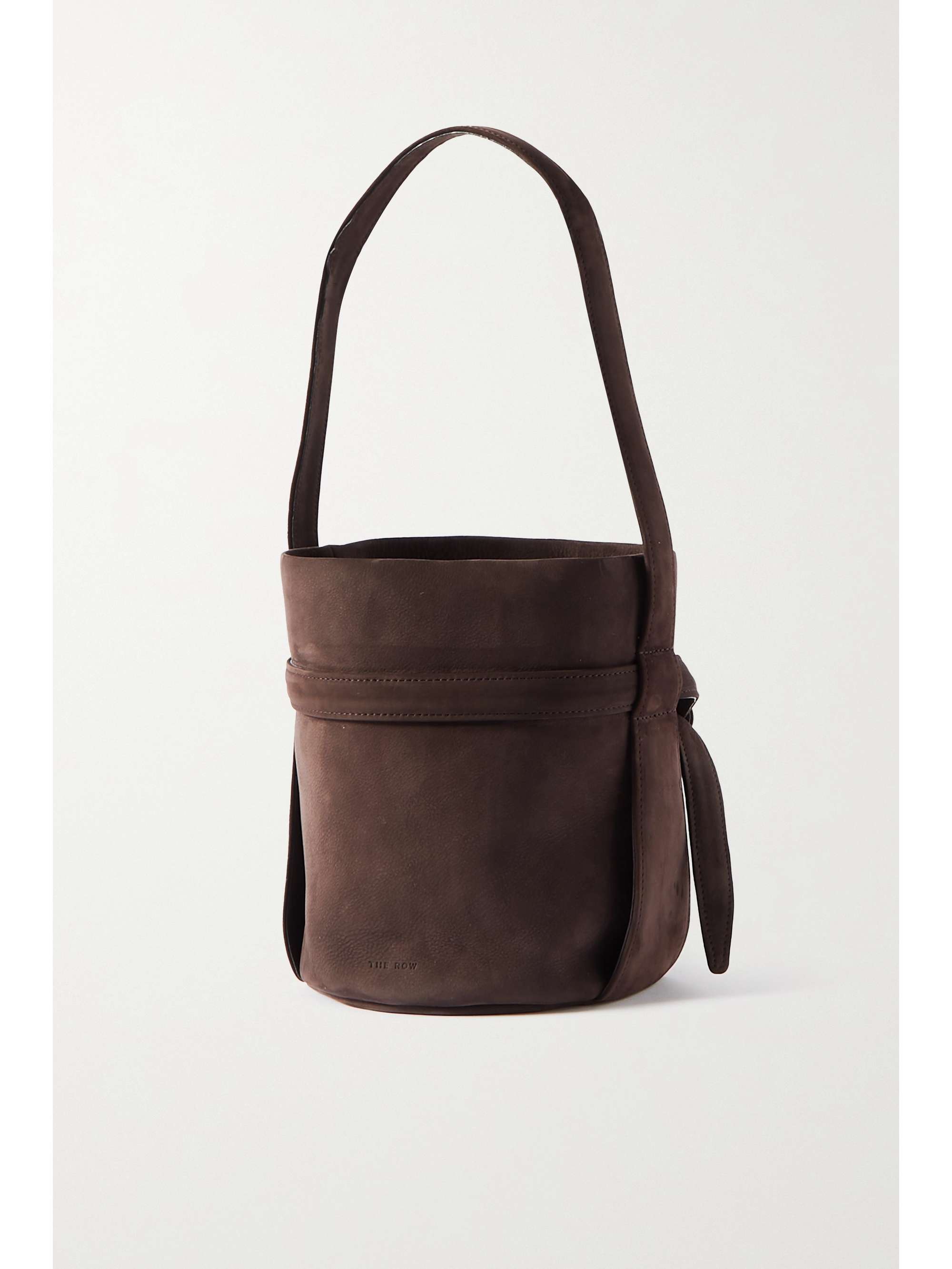 THE ROW Mini Leo nubuck bucket bag