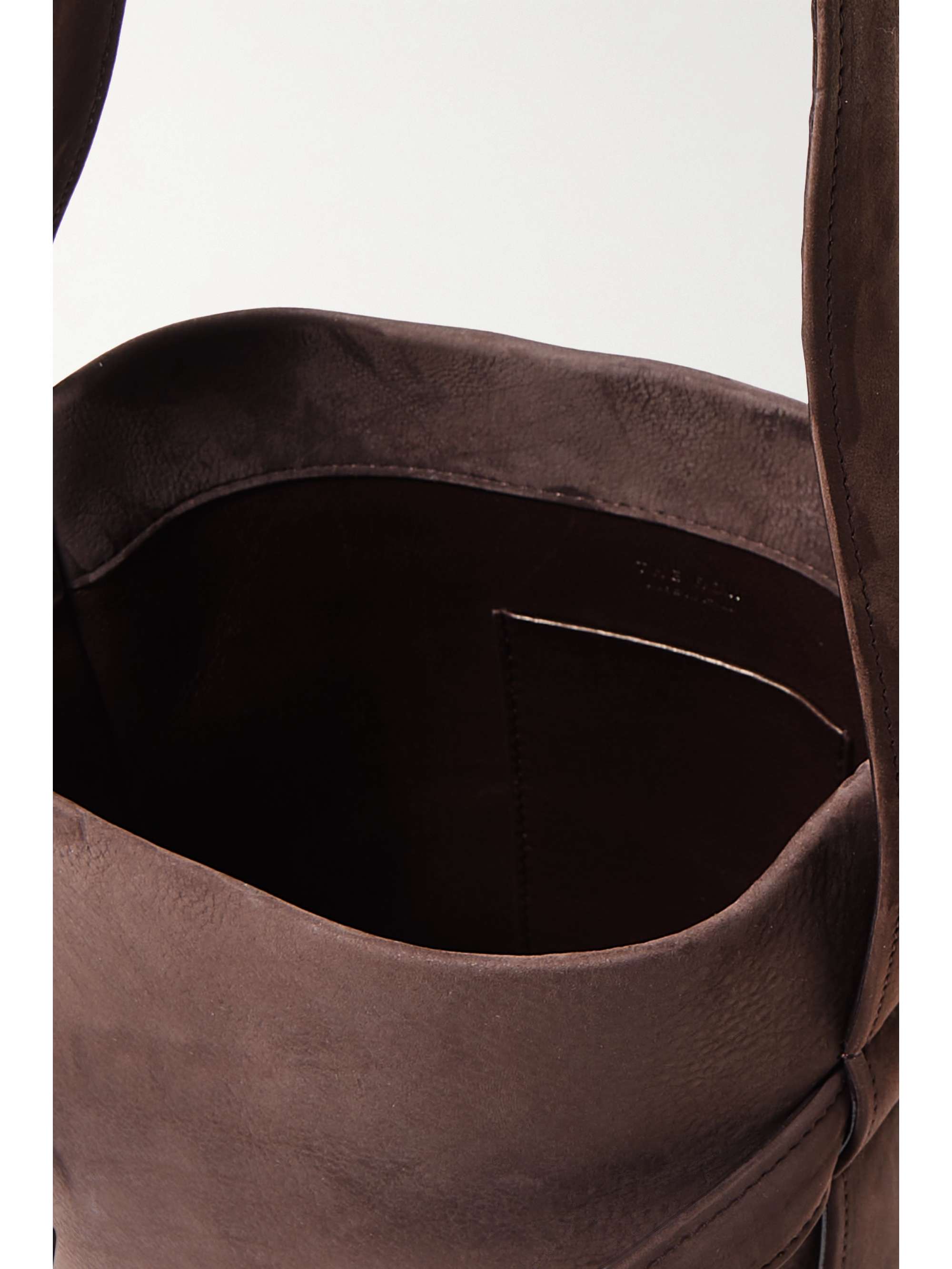 THE ROW Mini Leo nubuck bucket bag