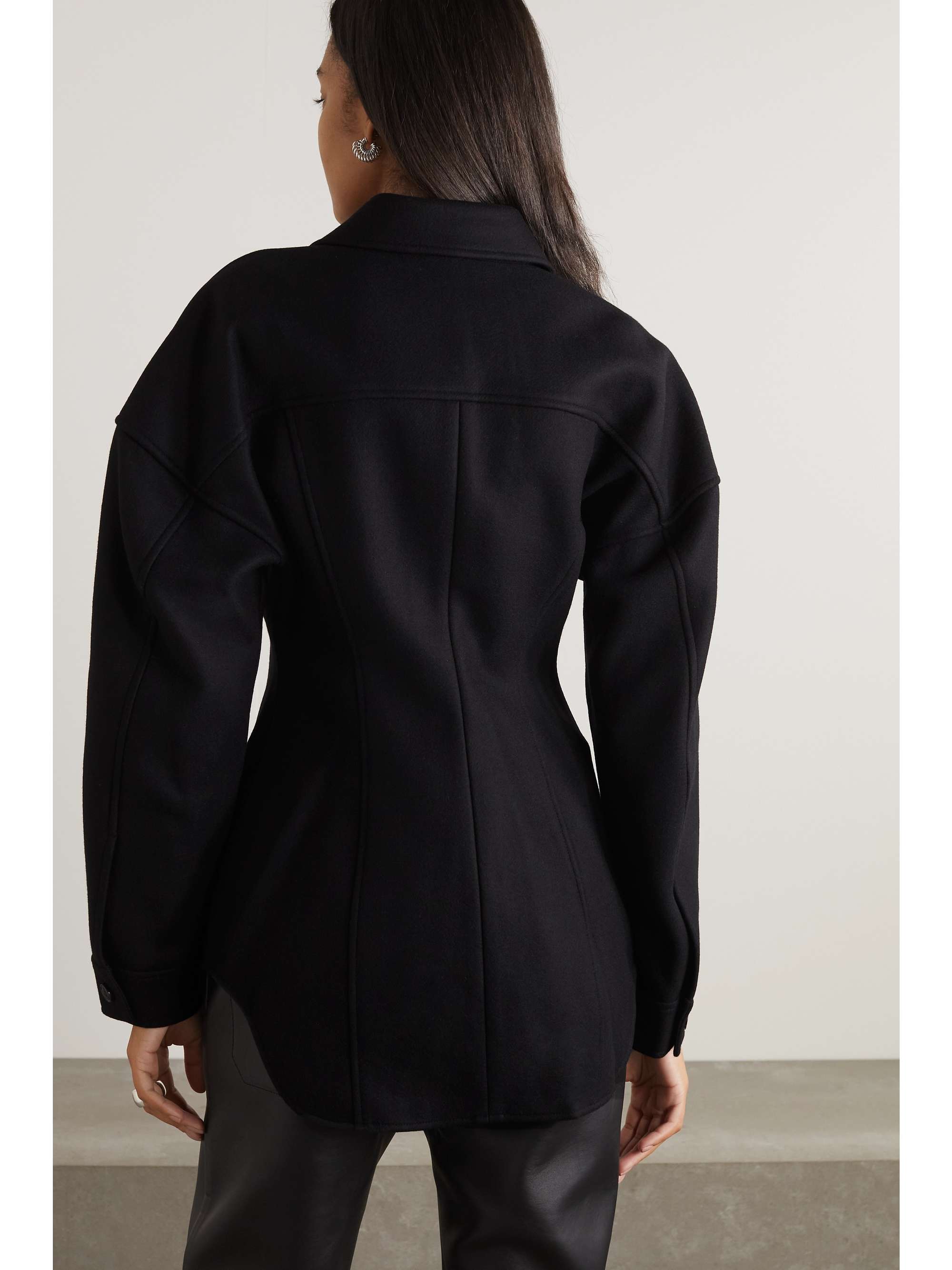 surchemise en laine m�lang�e