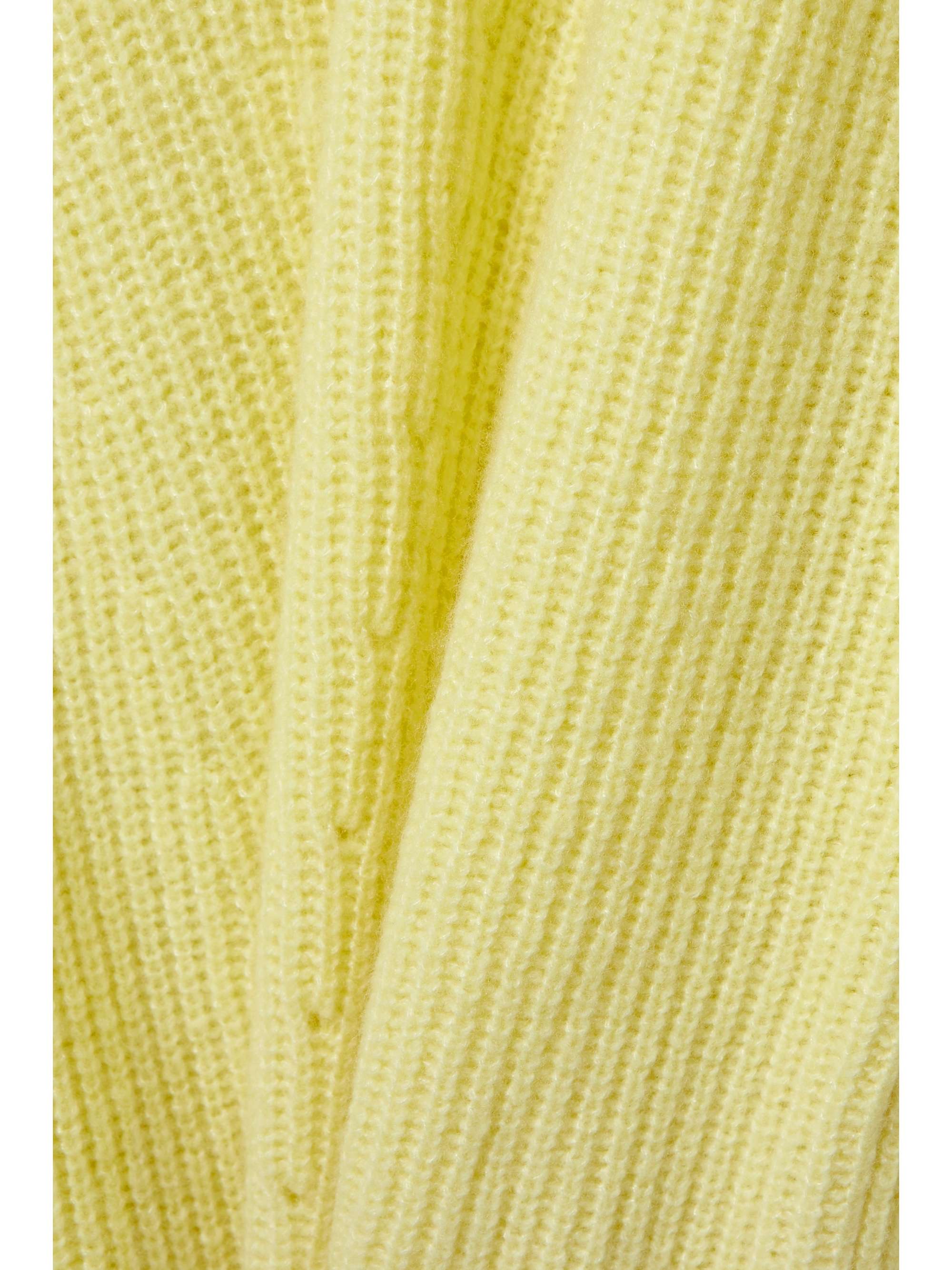 LAPOINTE Ribbed cashmere and silk-blend turtleneck sweater