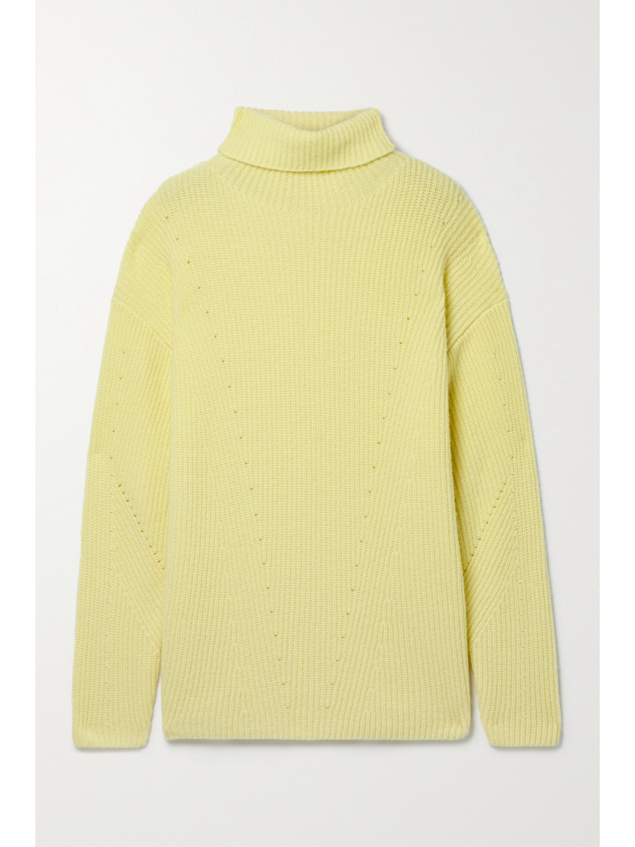 LAPOINTE Ribbed Cashmere And Silk-blend Turtleneck Sweater