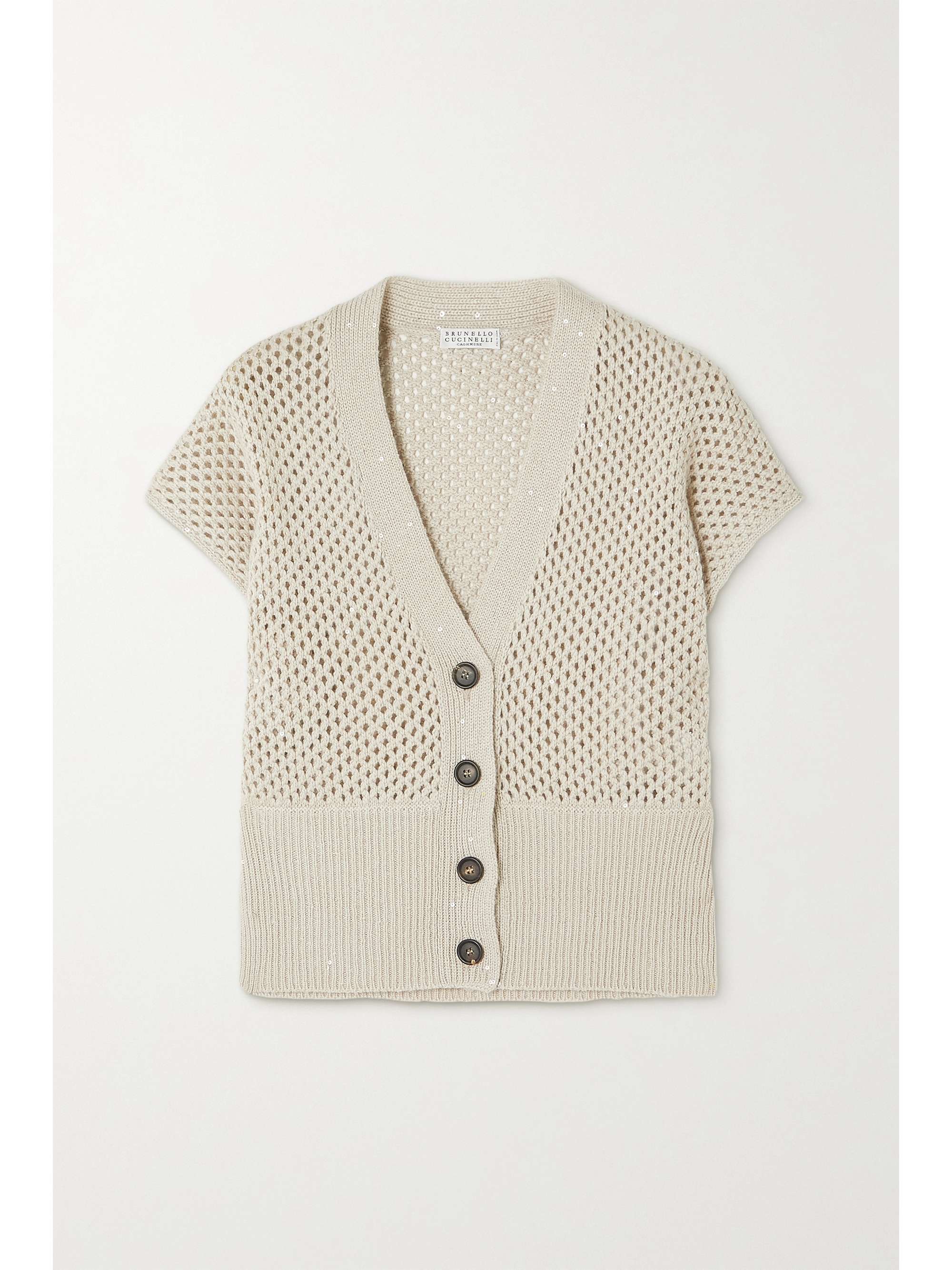 sequin sweater vest