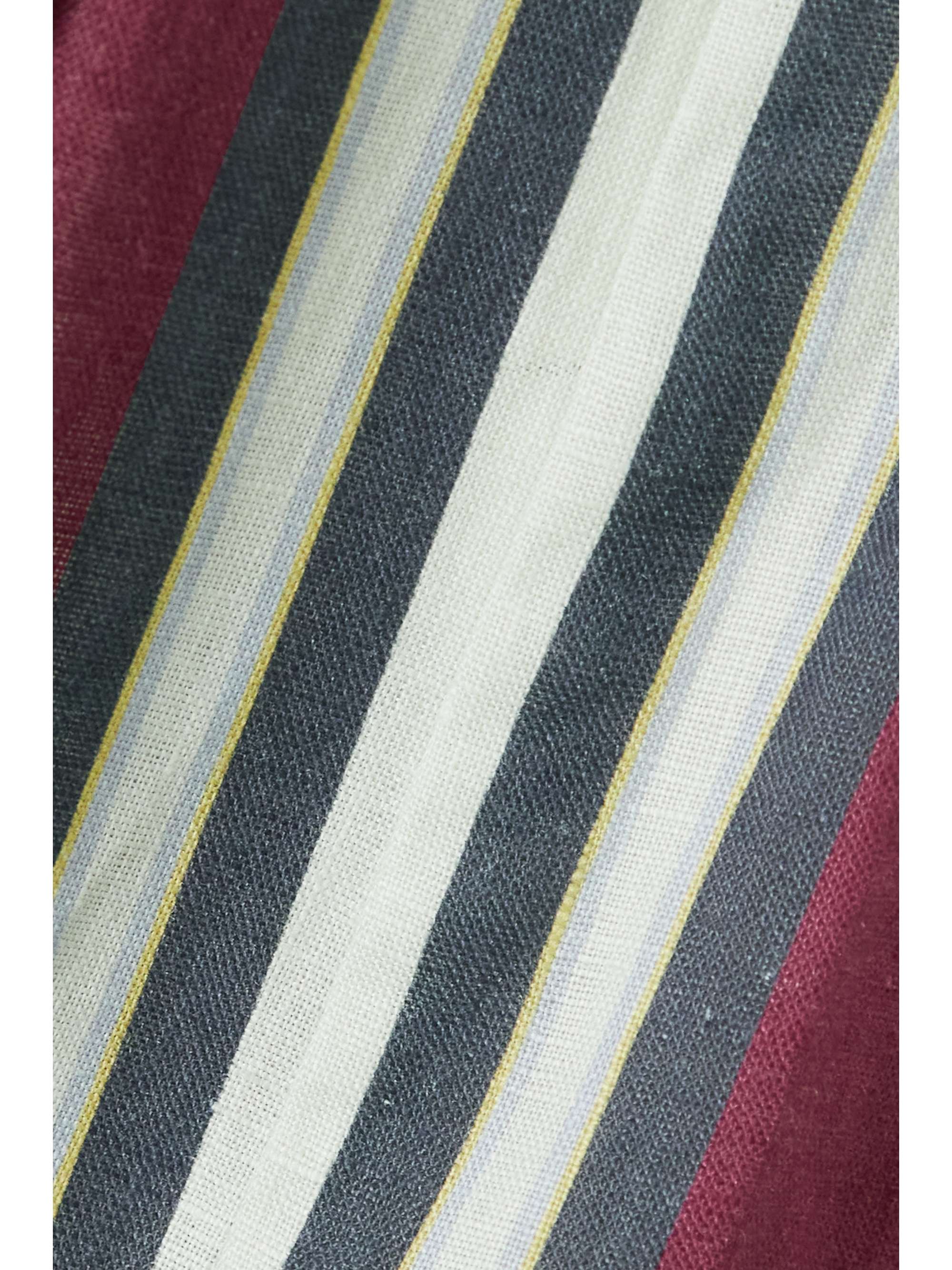 Purple Marlow printed wide-leg linen pants | ALÃMAIS | NET-A-PORTER