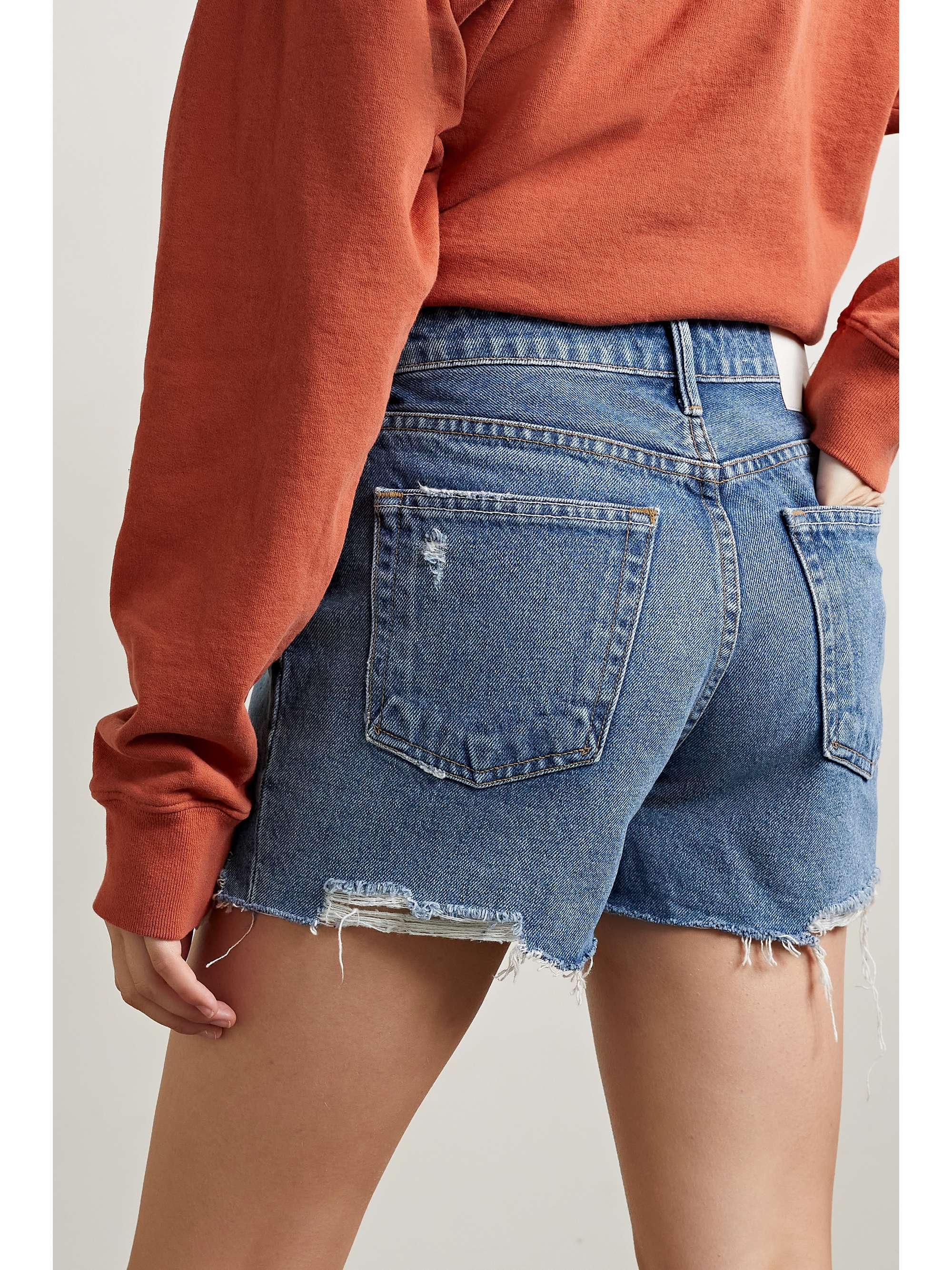Mid denim Helena distressed denim 