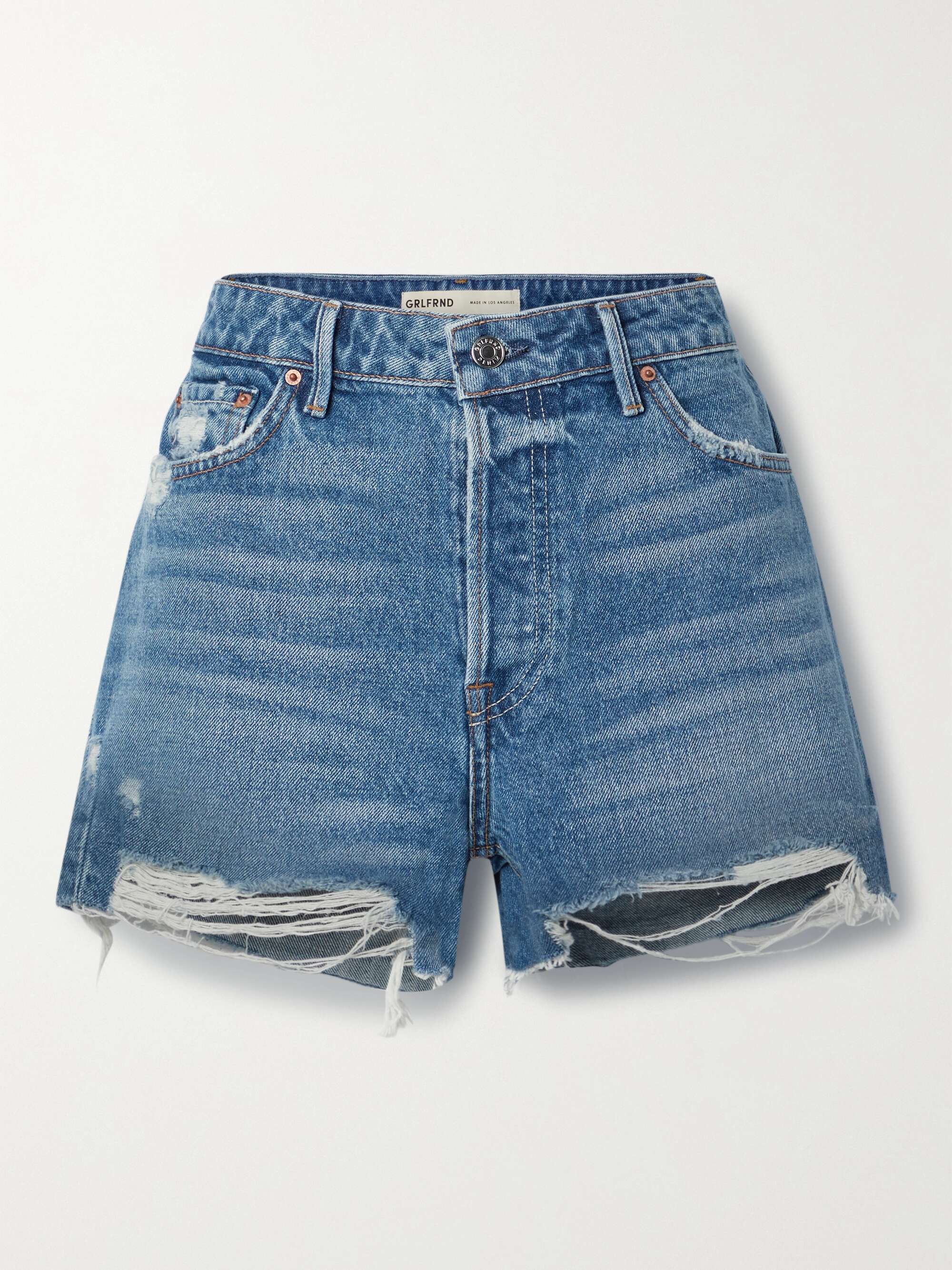Mid denim Helena distressed denim 