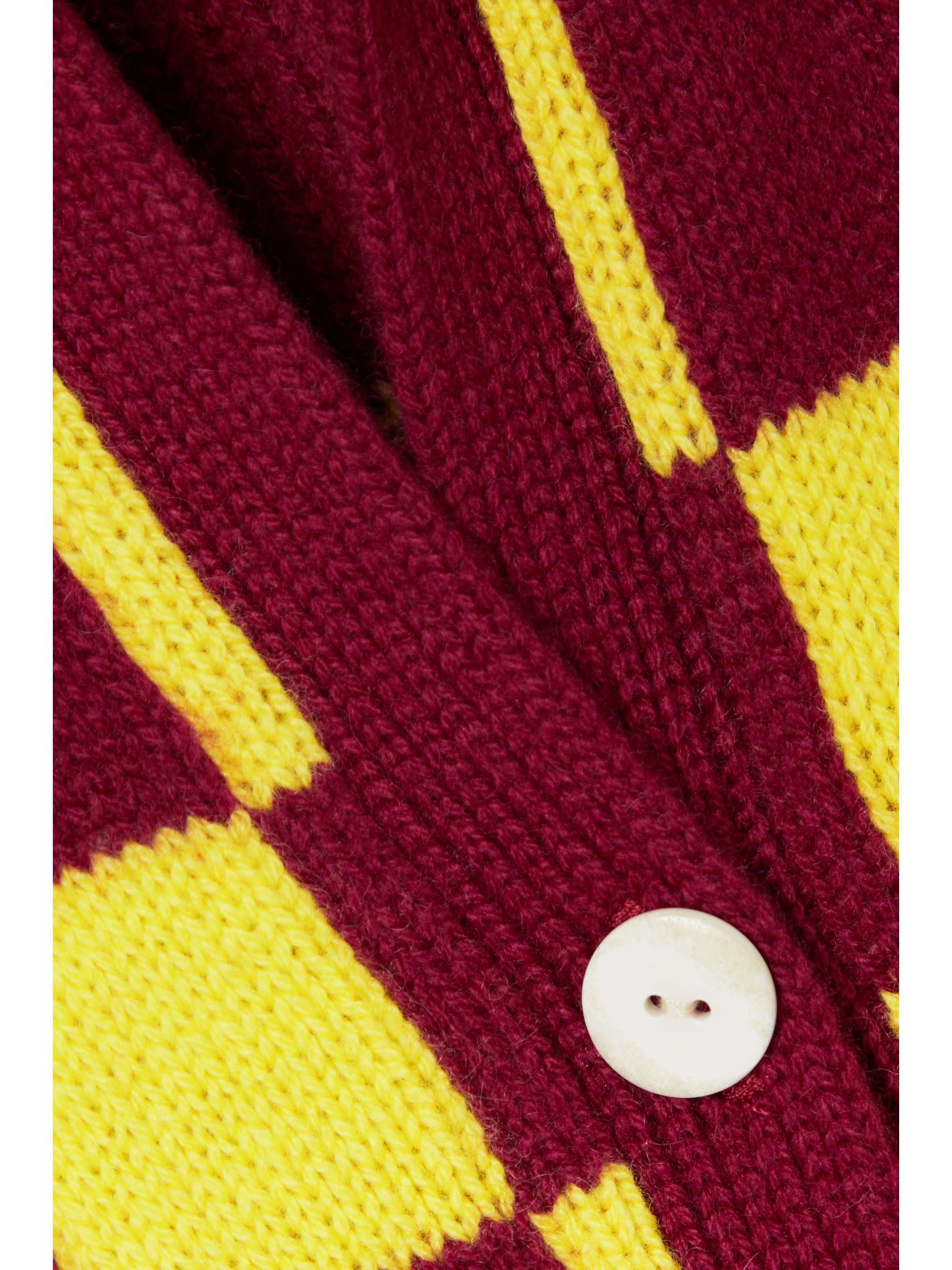 THE ELDER STATESMAN Checked wool and cashmere-blend midi dress