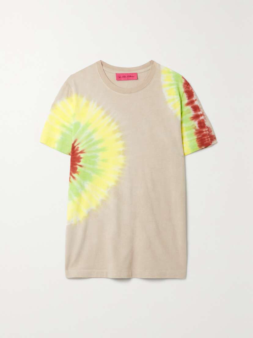 The Elder Statesman Magic Rings Tie-dyed Cotton And Cashmere-blend T-shirt