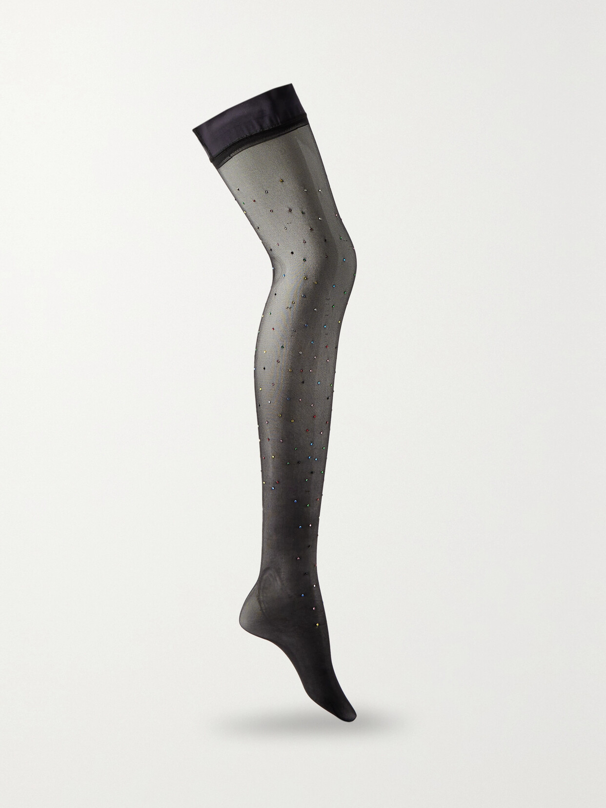 Oséree Gem Embellished 40 Denier Stay-up Stockings