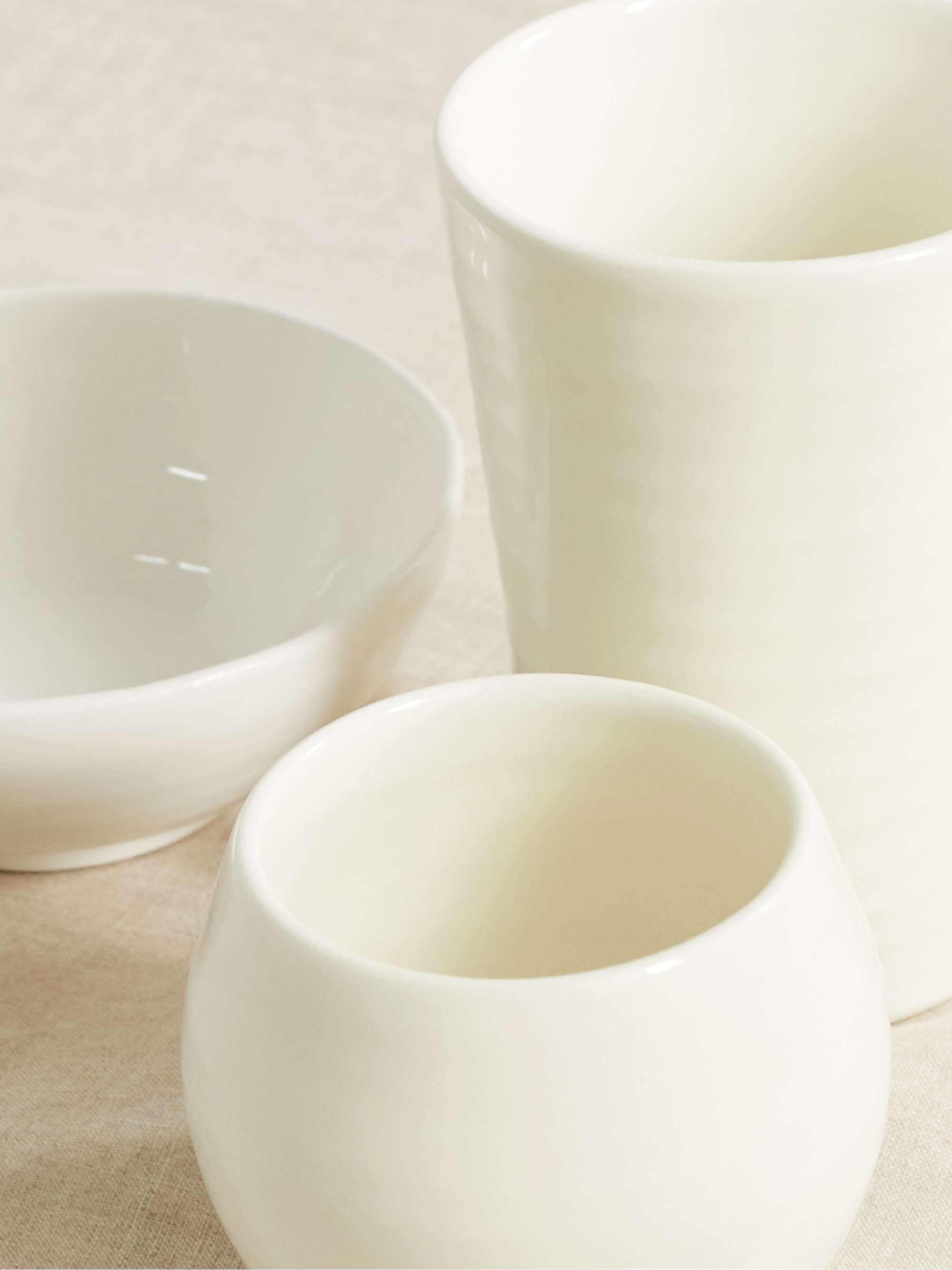BRUNELLO CUCINELLI Set of three ceramic bowls