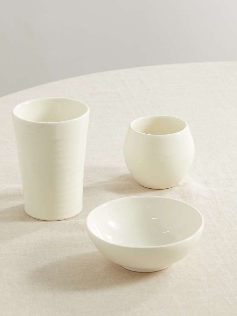 Brunello Cucinelli Set Of Three Ceramic Bowls