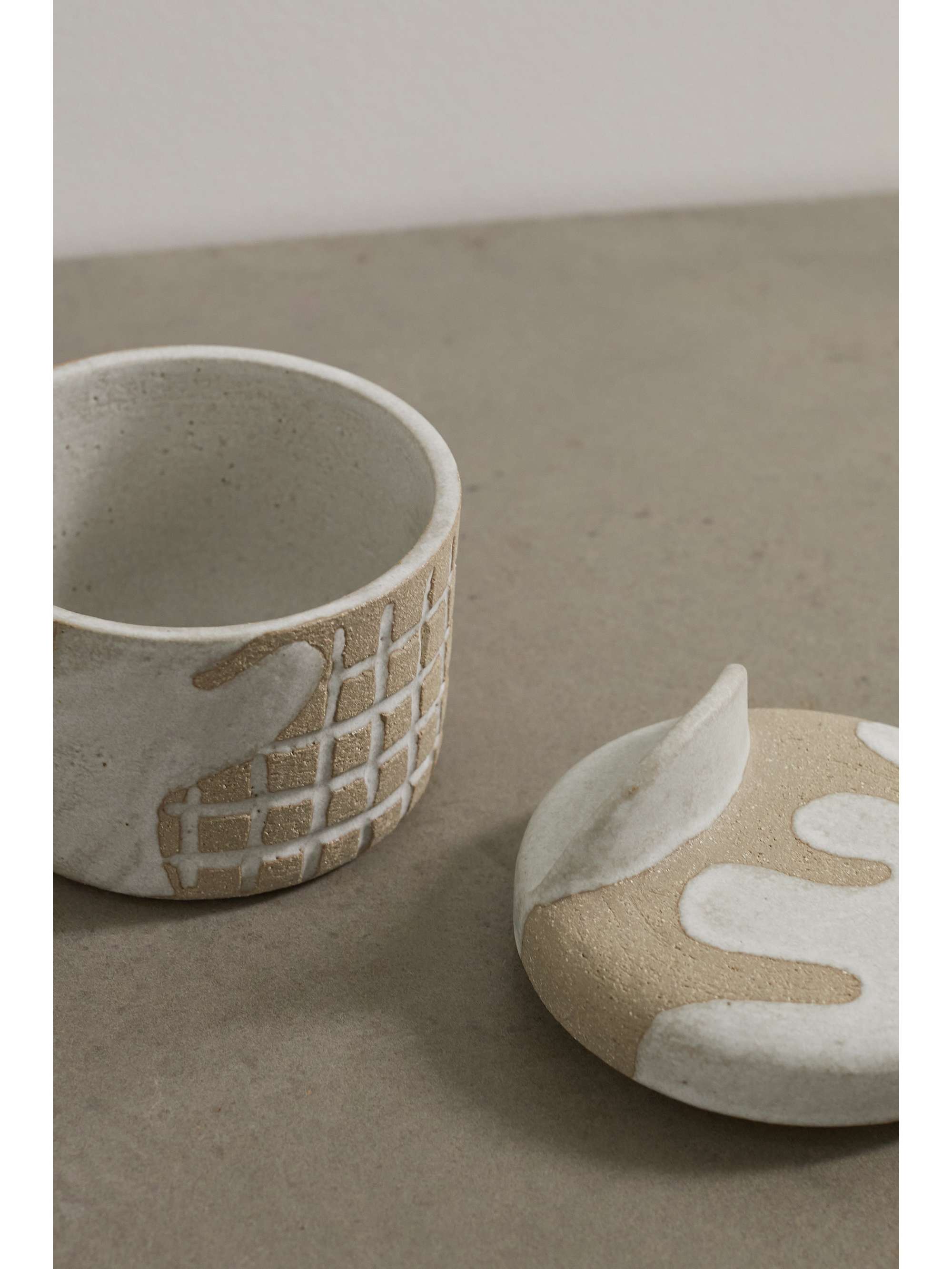 MARLOE MARLOE + NET SUSTAIN Dasa stoneware vanity box
