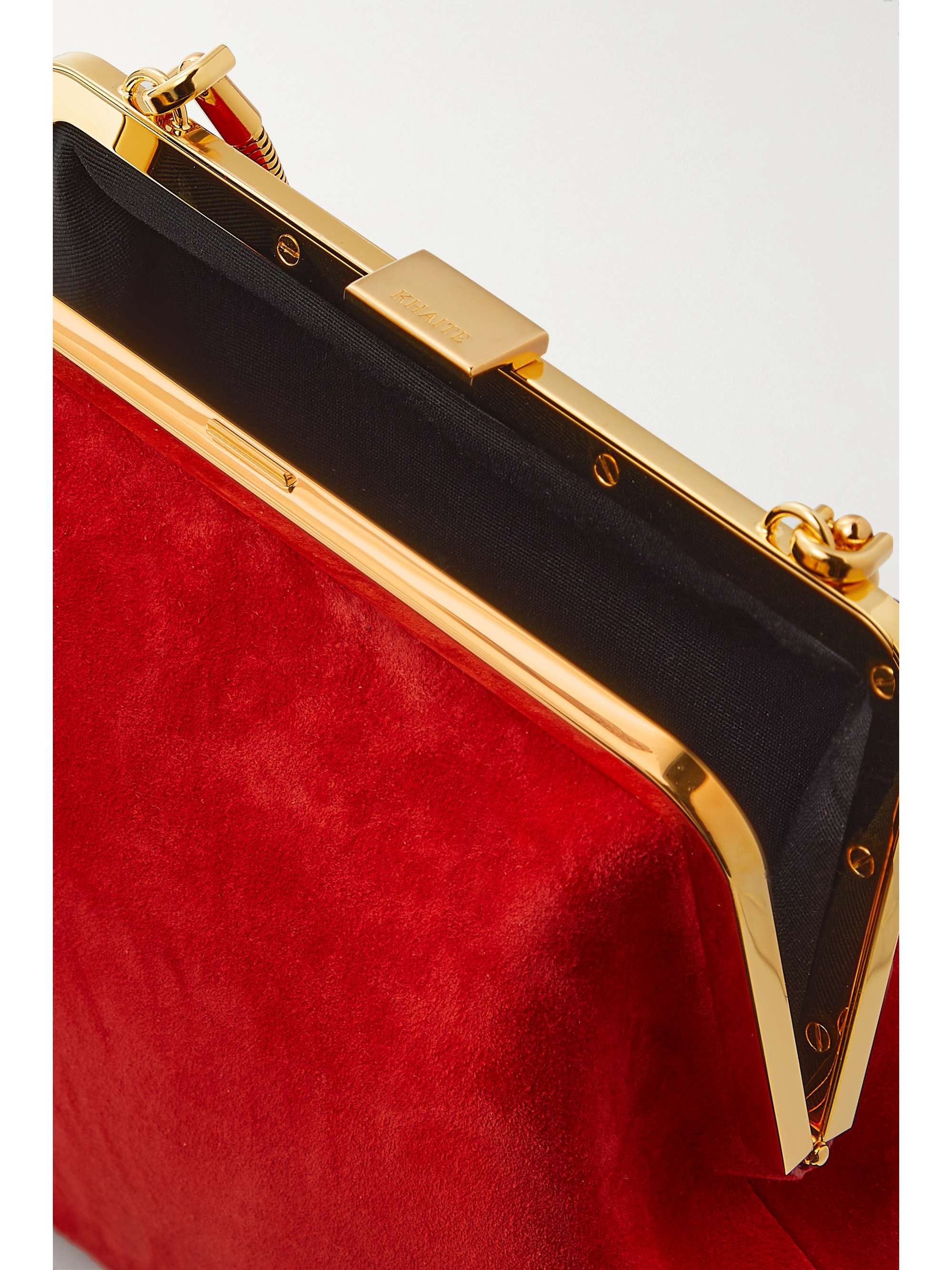 KHAITE Lilith suede tote
