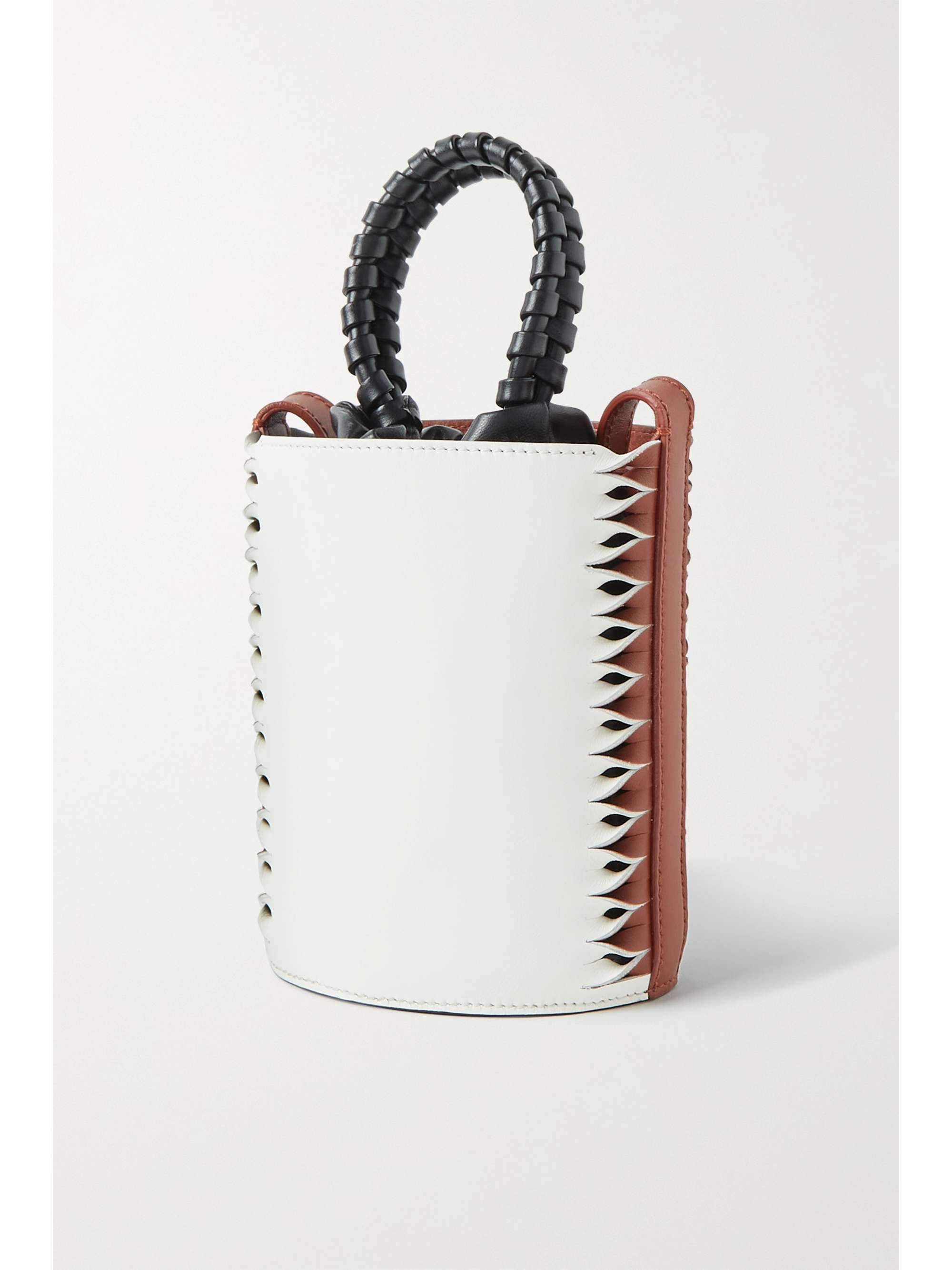 CHLOÉ Louela small whipstitched leather shoulder bag