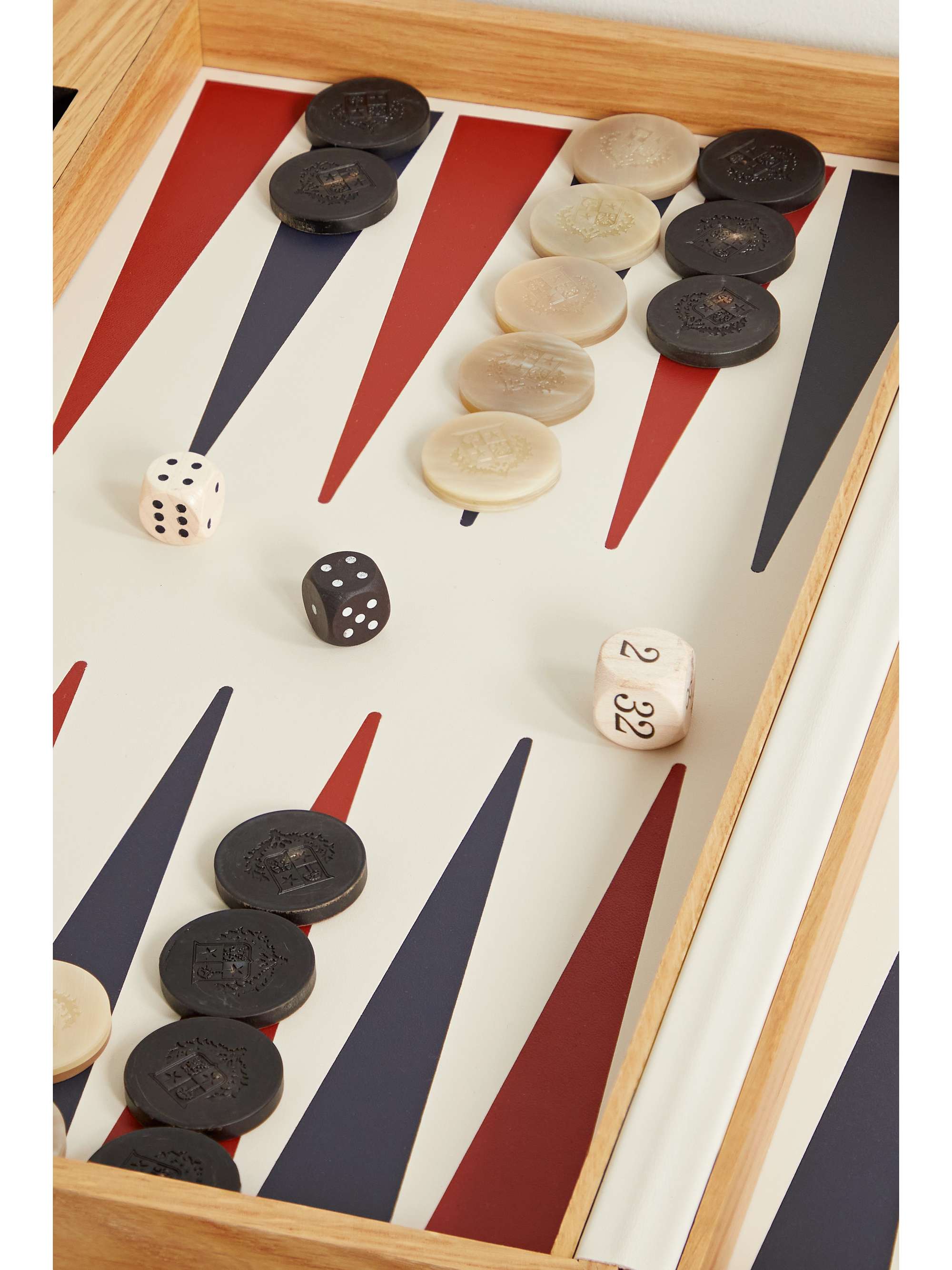 LORO PIANA Wood backgammon set
